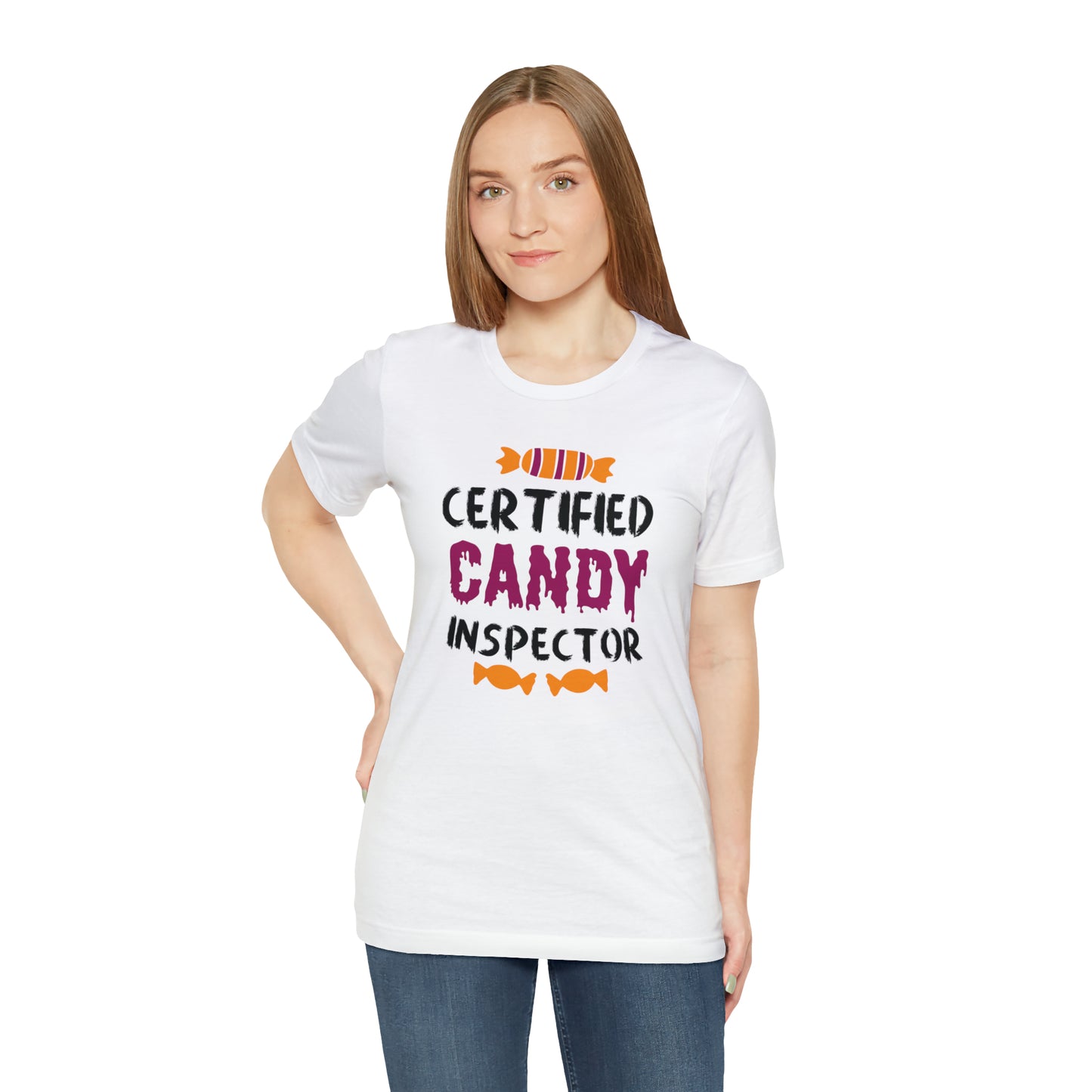 Certified Candy Inspector Unisex Halloween Tee