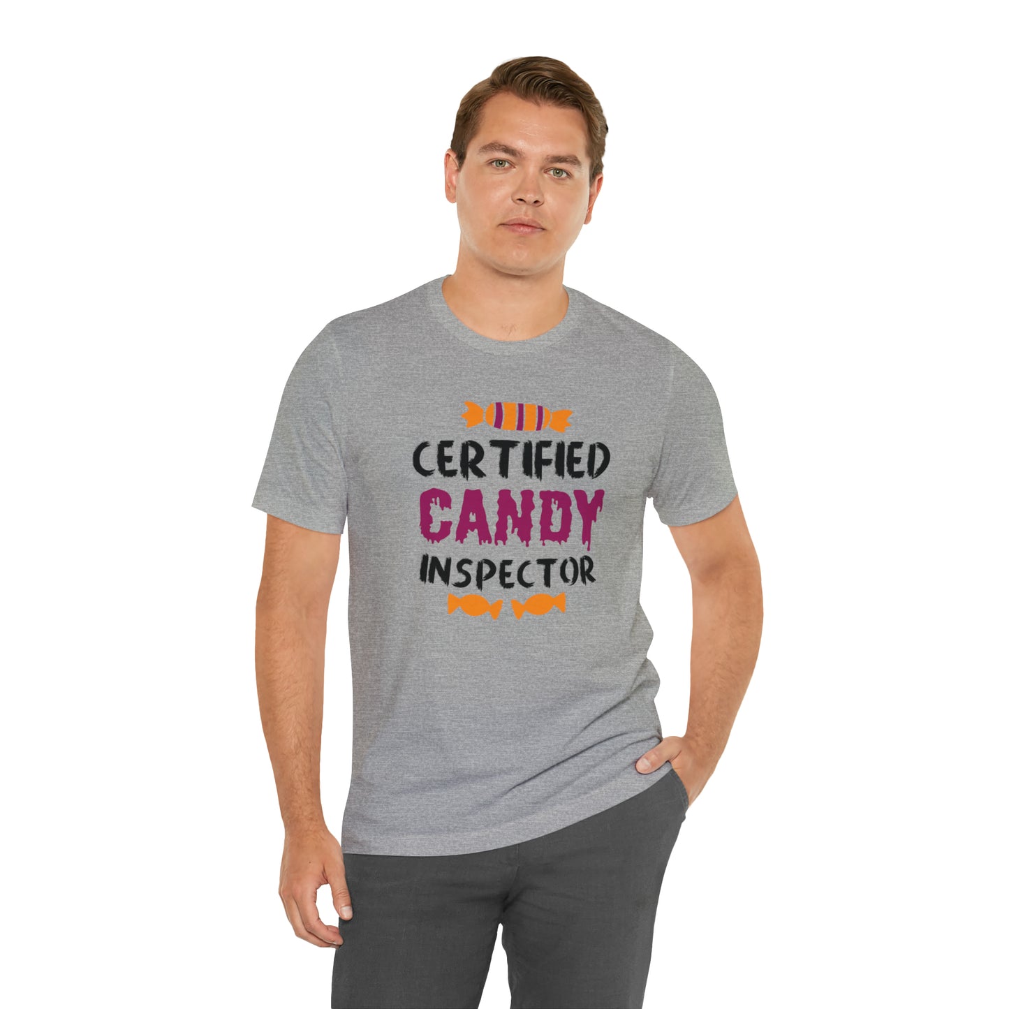 Certified Candy Inspector Unisex Halloween Tee