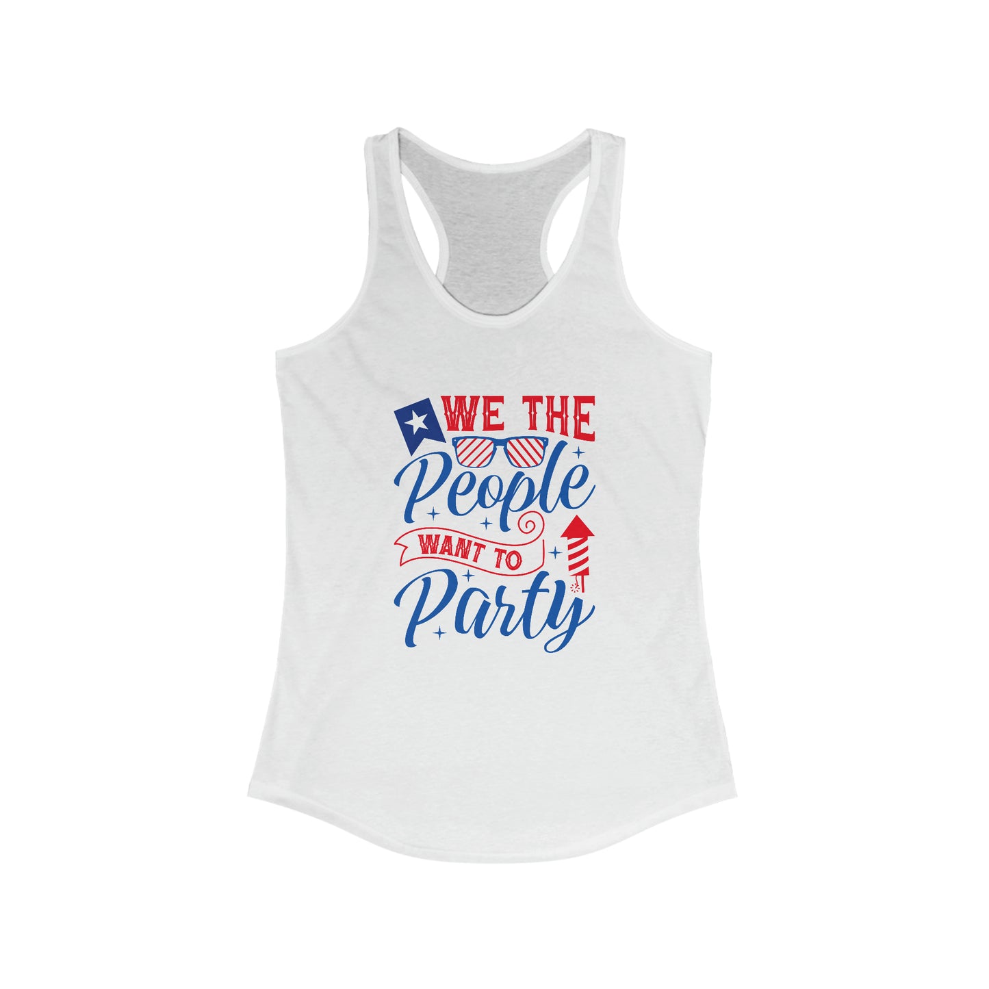 We The People Women's Racerback 4th of July Tank