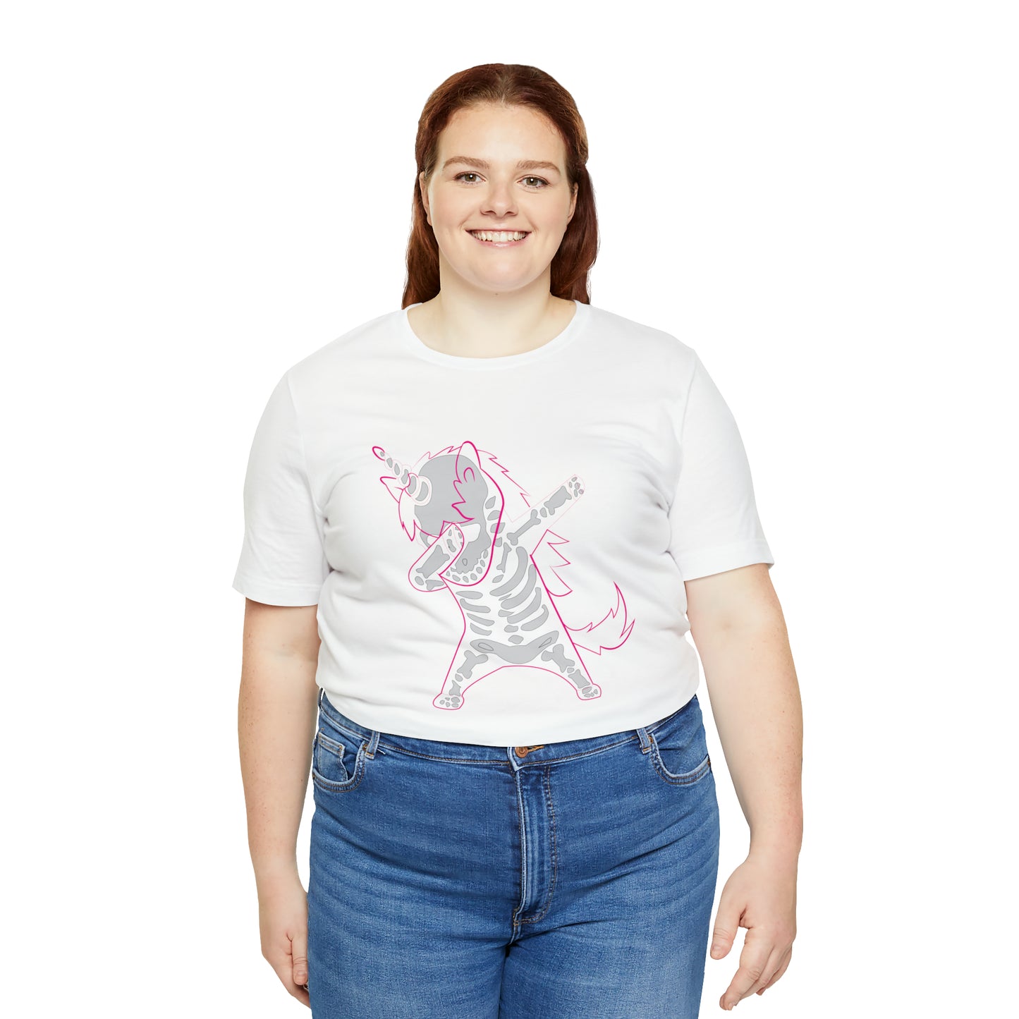 Dabbing Unicorn Skeleton Halloween Shirt