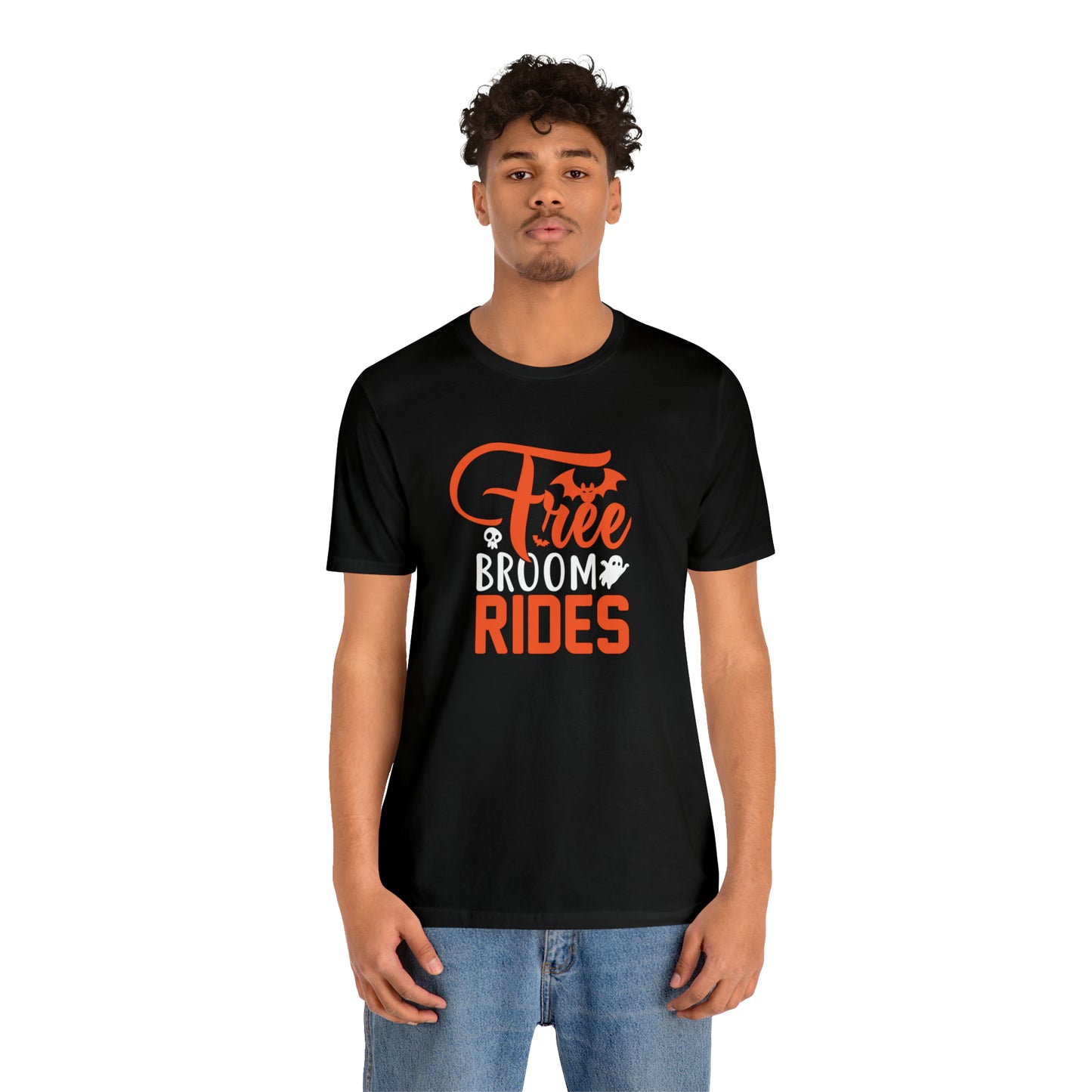 Free Broom Rides Halloween Tee