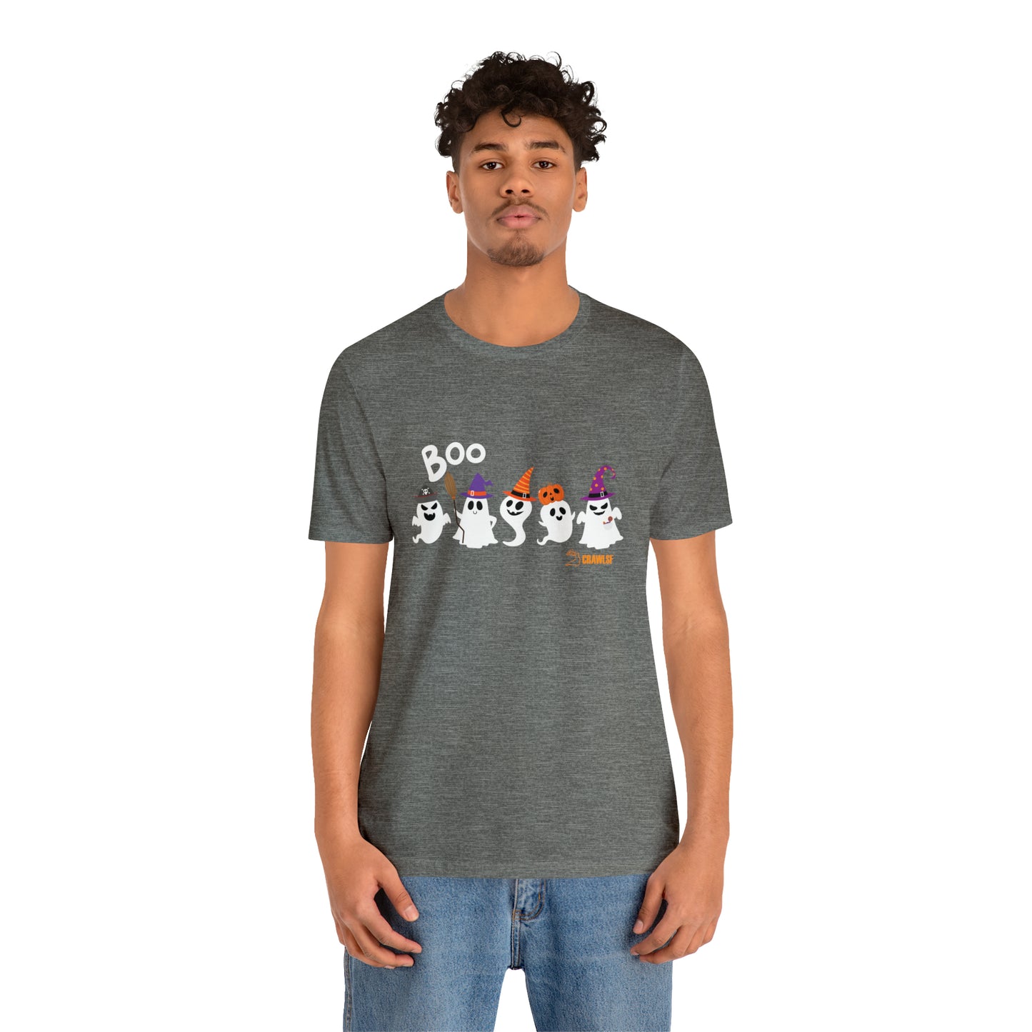 CrawlSF Halloween Boo Crew Shirt