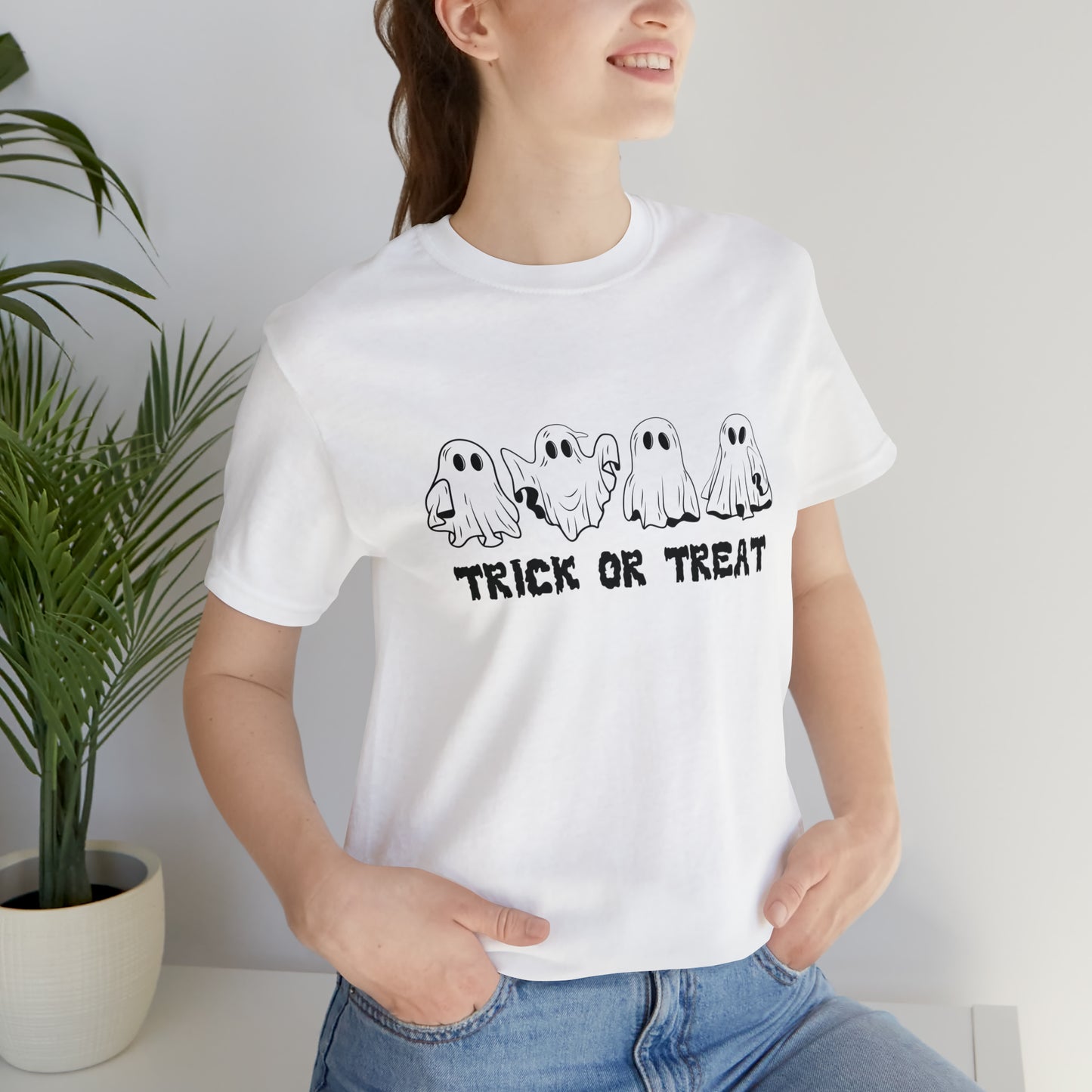 Trick or Treat Boo Crew Tee