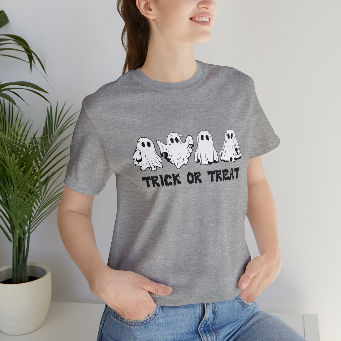Trick or Treat Boo Crew Tee