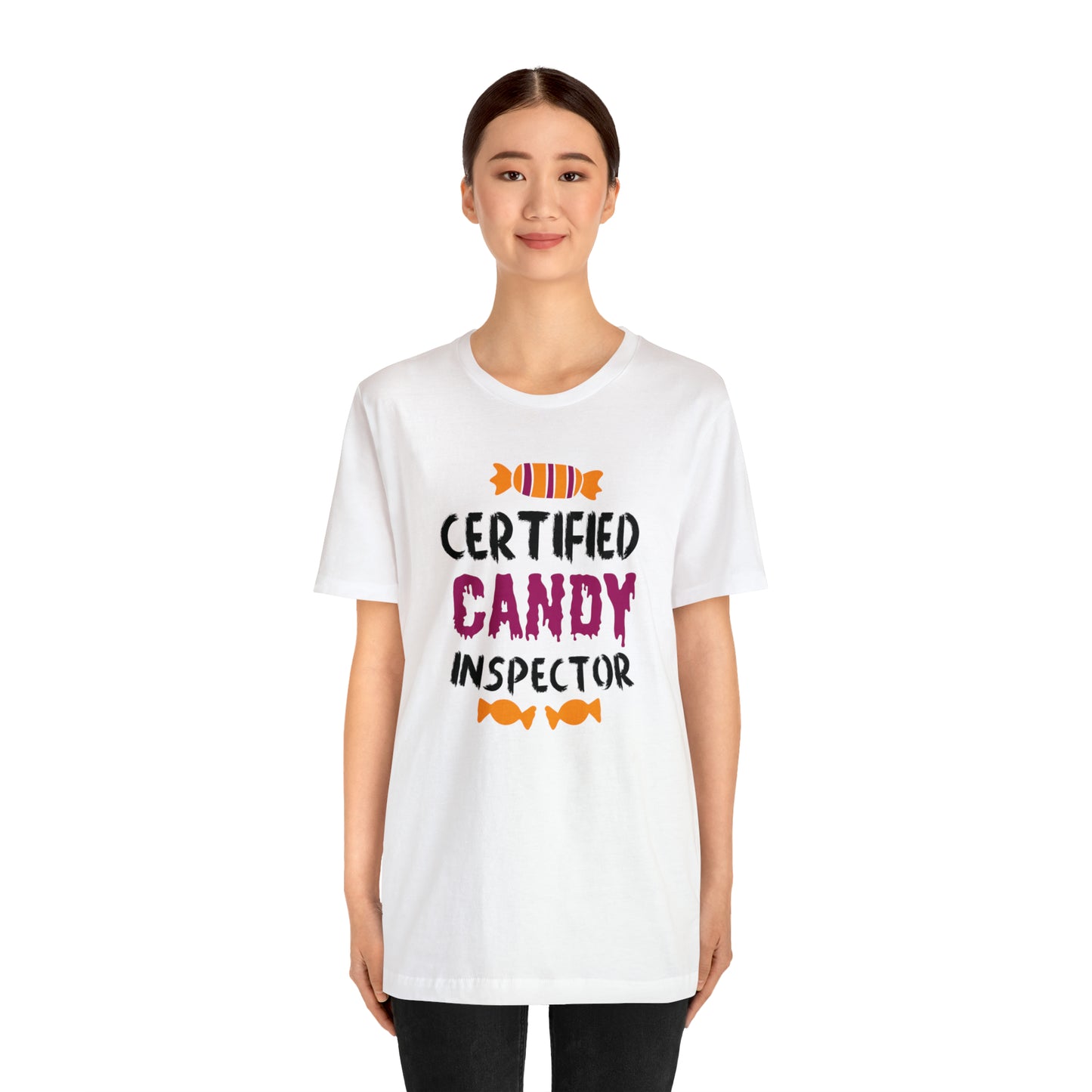 Certified Candy Inspector Unisex Halloween Tee