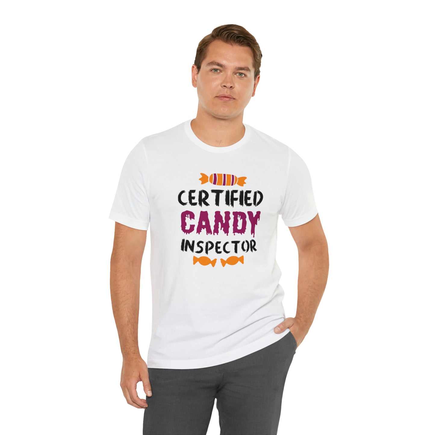 Certified Candy Inspector Unisex Halloween Tee