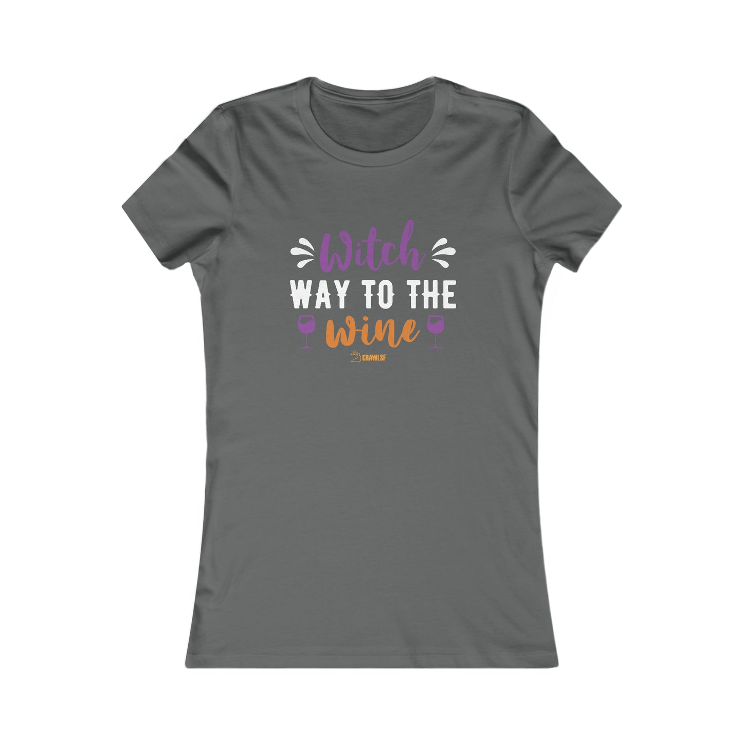 Witch Way To Wine Halloween Tee