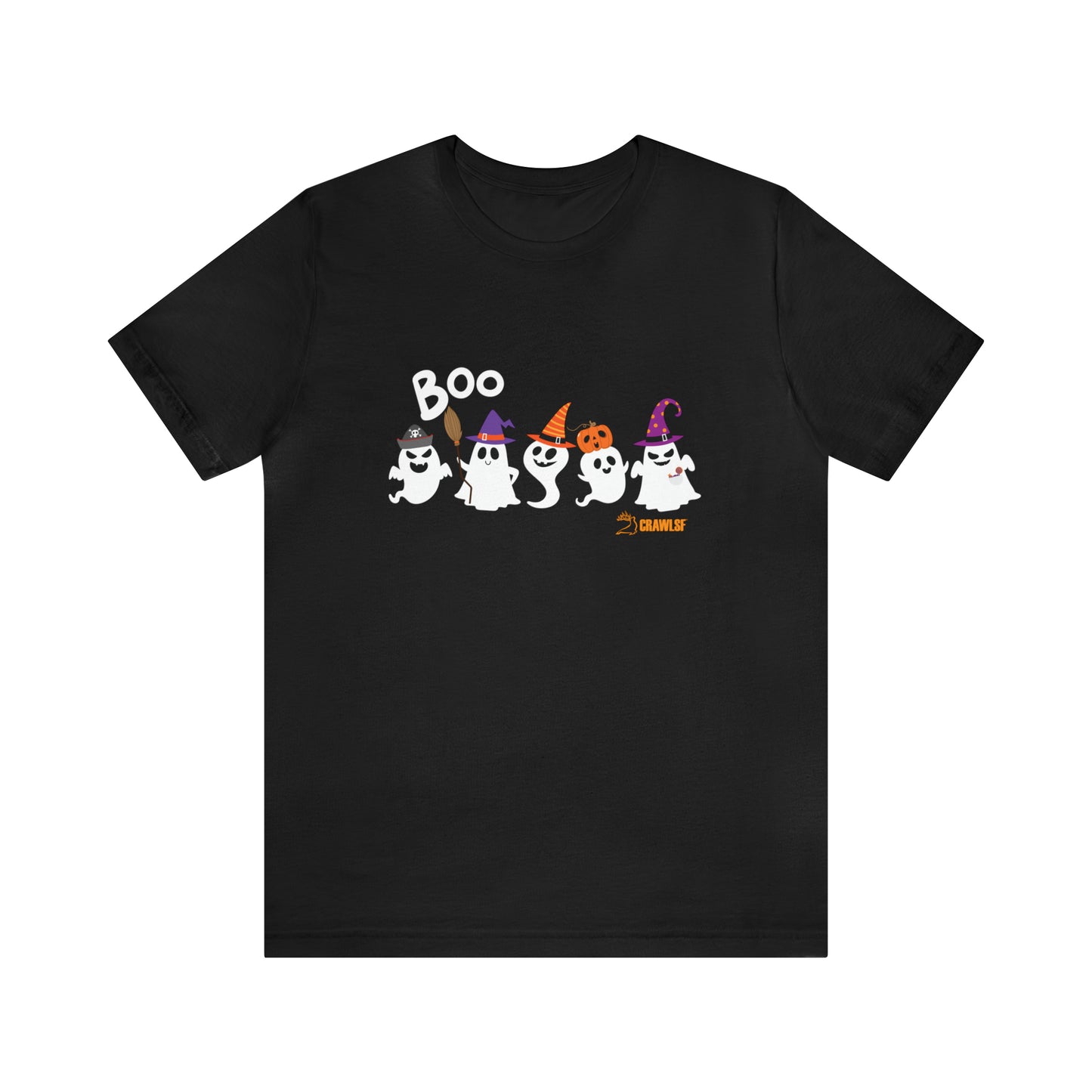 CrawlSF Halloween Boo Crew Shirt