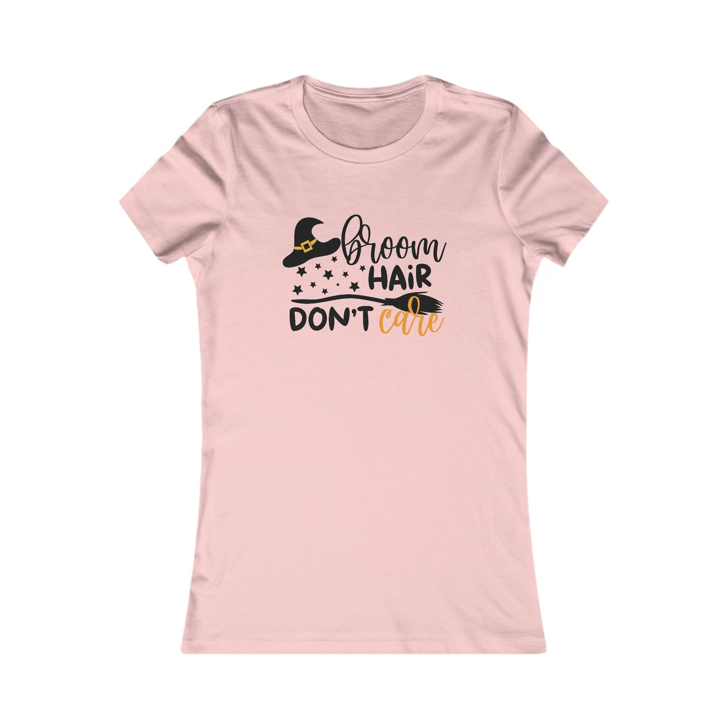 Broom Hair Don't Care Halloween Tee