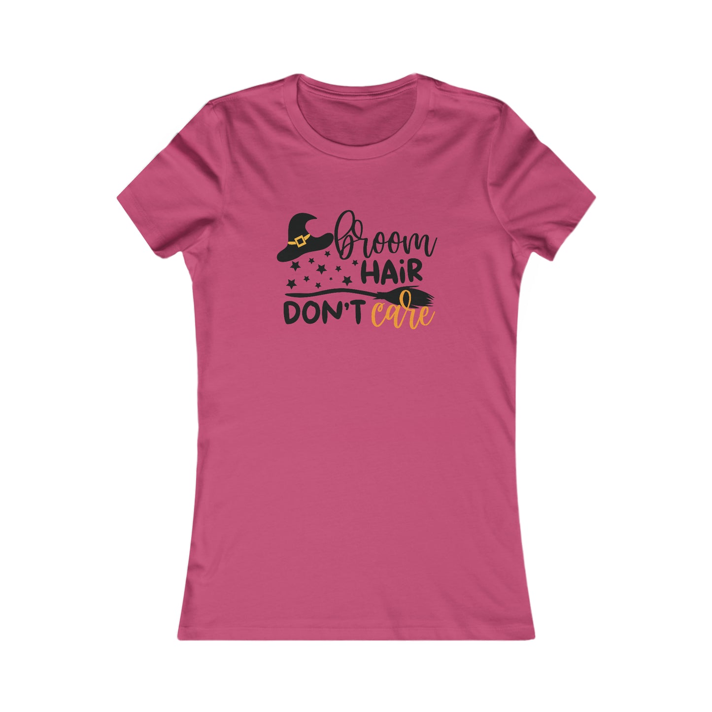 Broom Hair Don't Care Halloween Tee