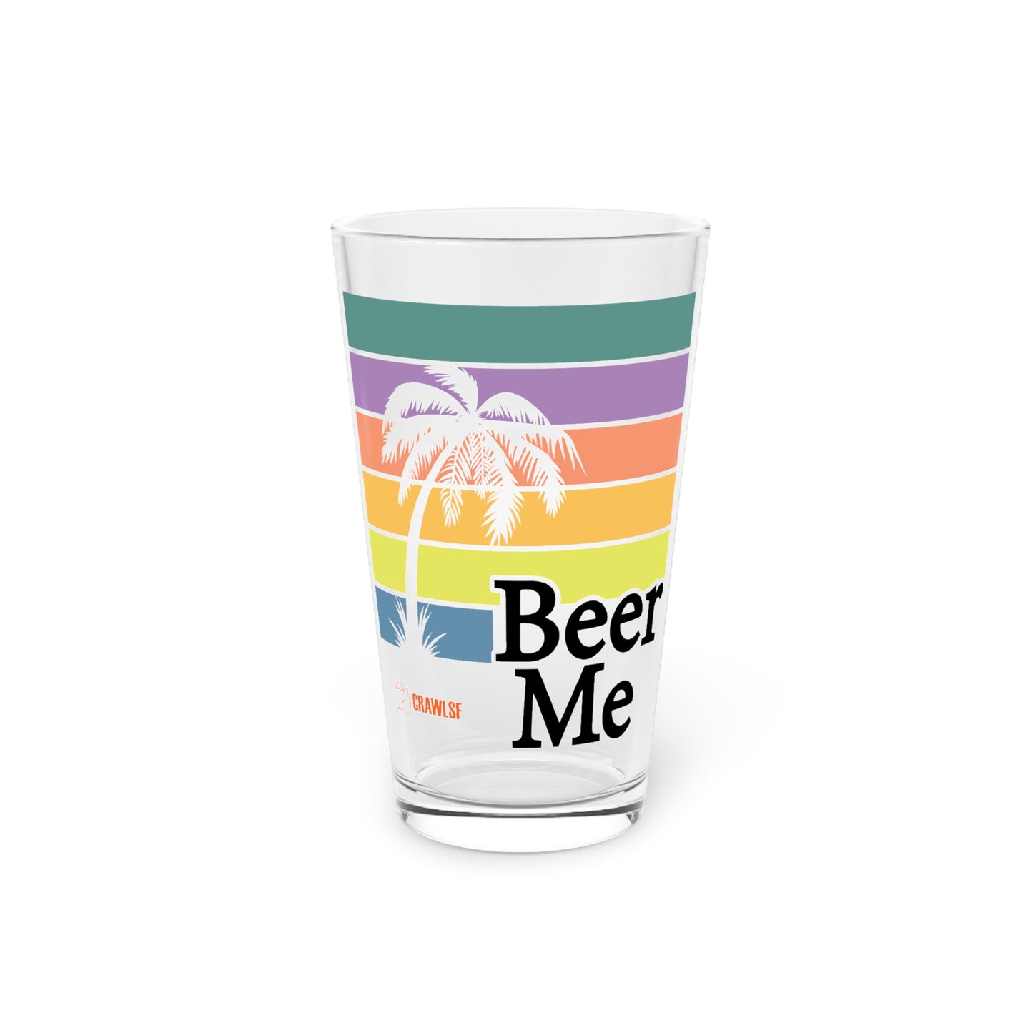 Beer Me CrawlSF Pint Glass, 16oz