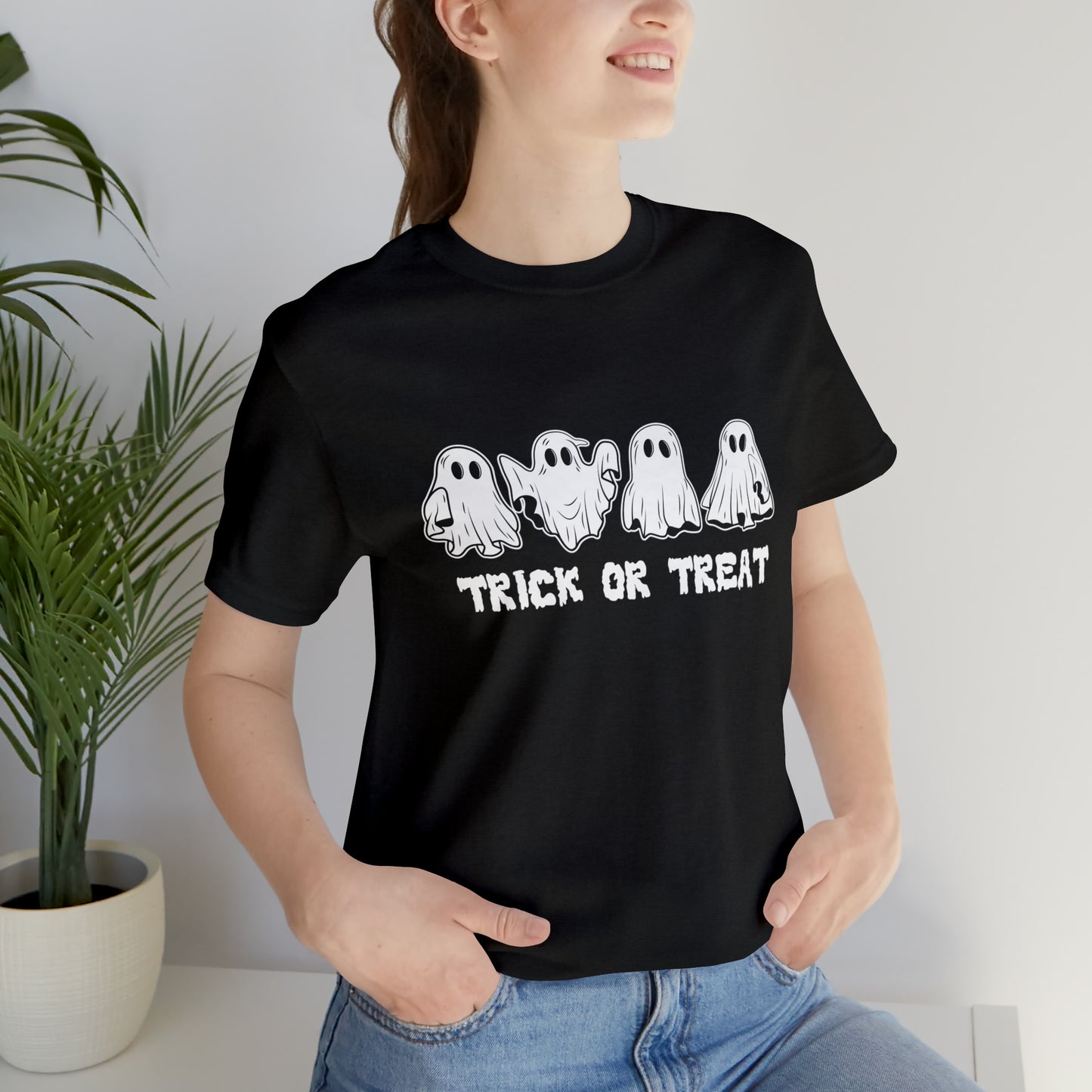 Trick or Treat Boo Crew Tee