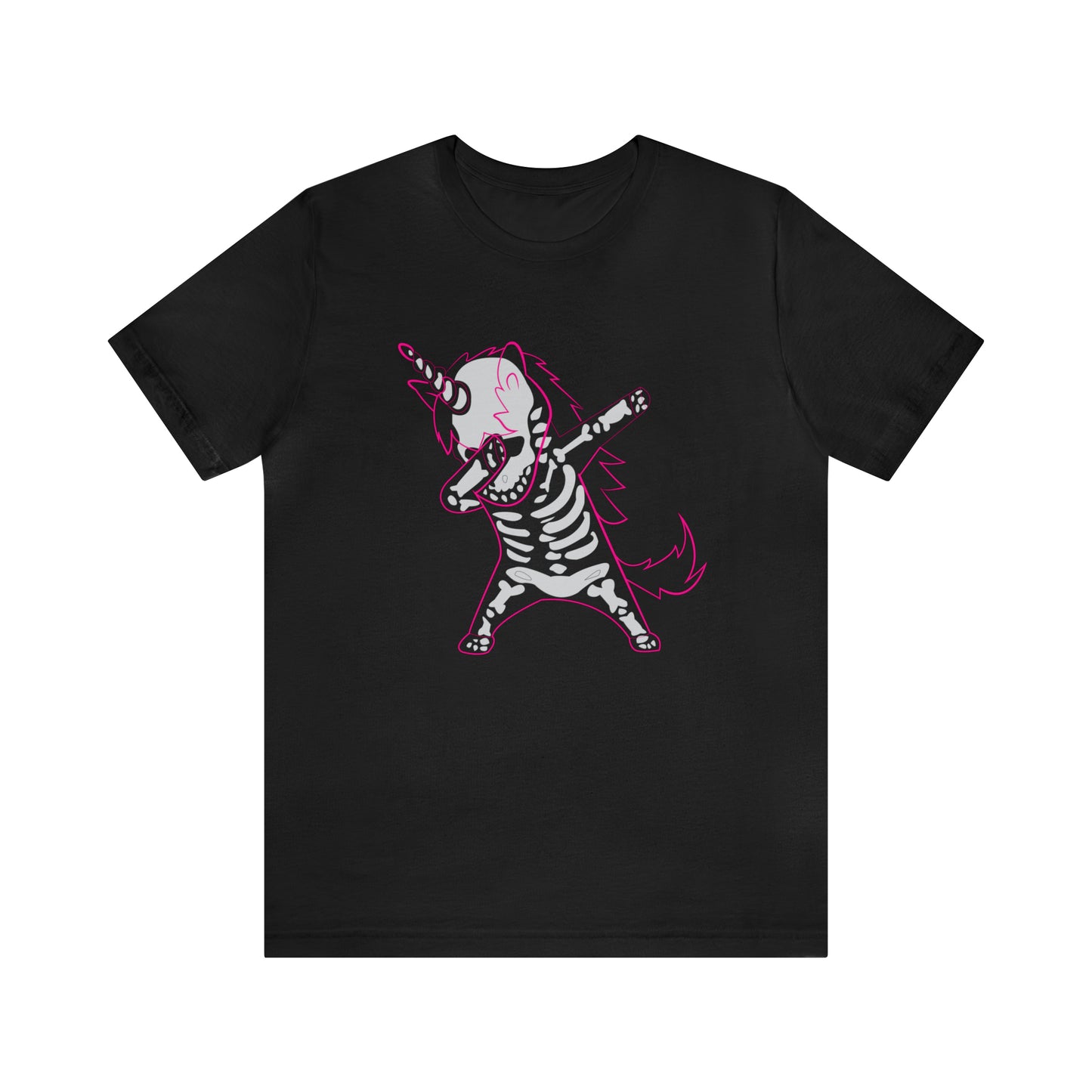 Dabbing Unicorn Skeleton Halloween Shirt