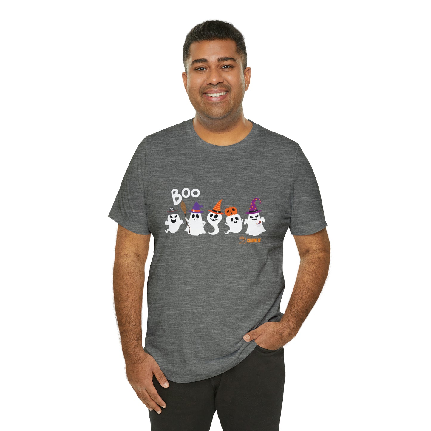 CrawlSF Halloween Boo Crew Shirt