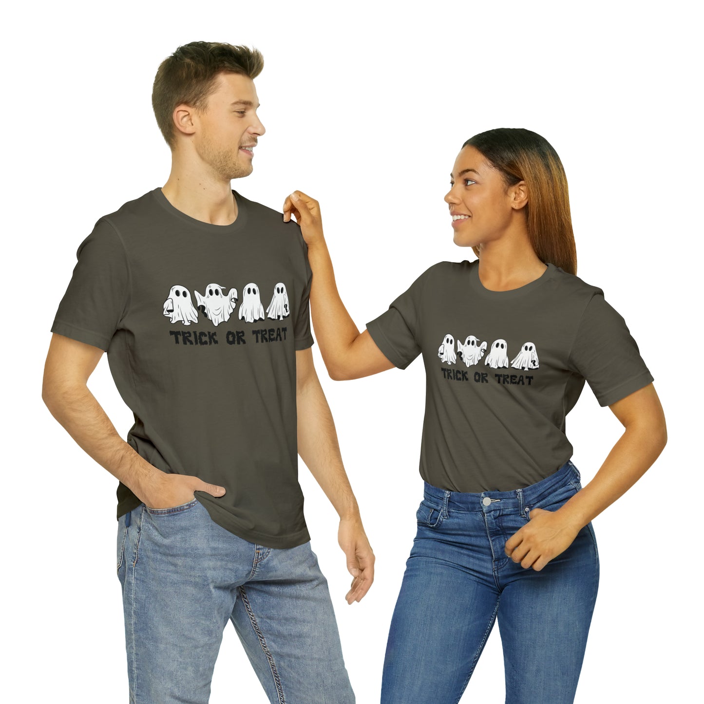 Trick or Treat Boo Crew Tee