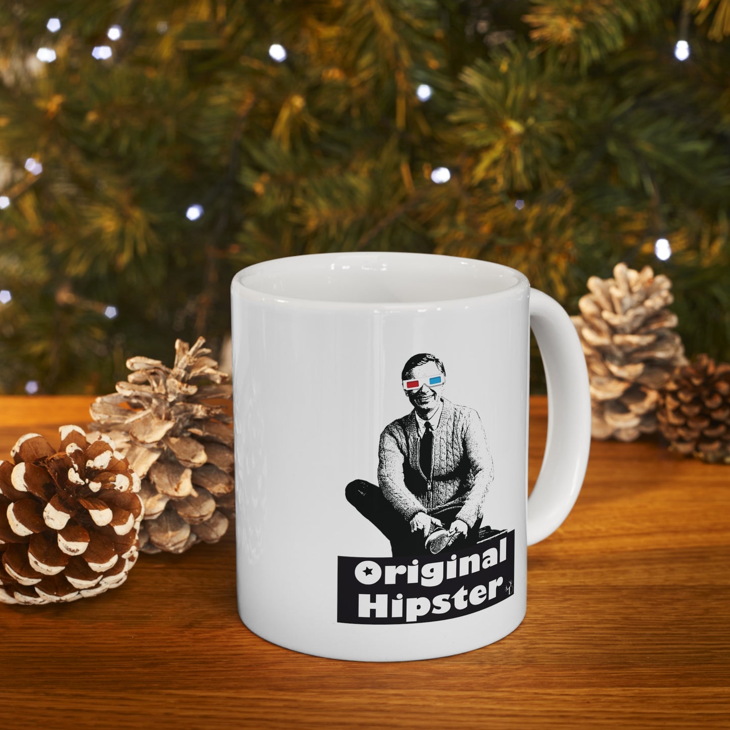 Original Hipster Ceramic Mug 11oz