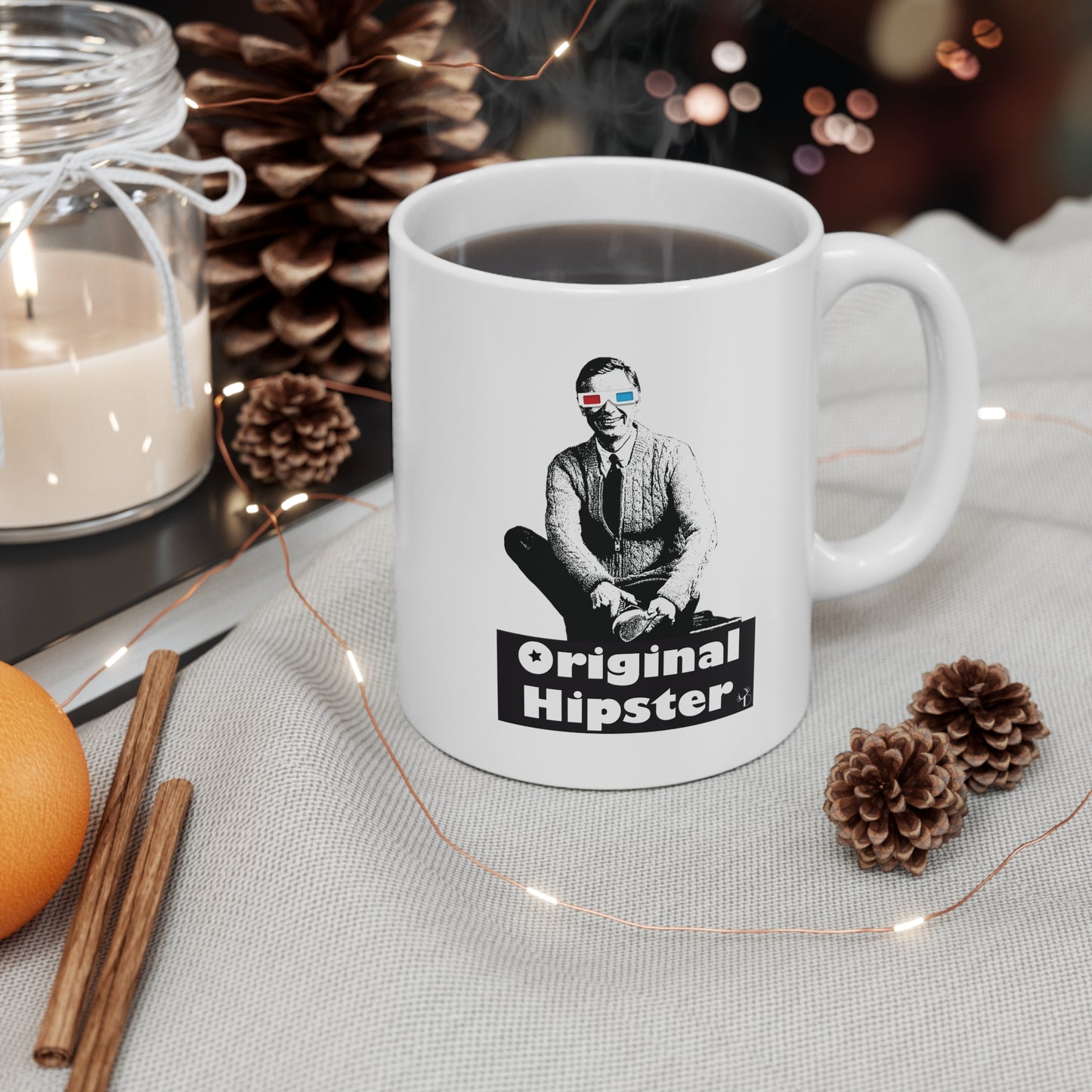 Original Hipster Ceramic Mug 11oz