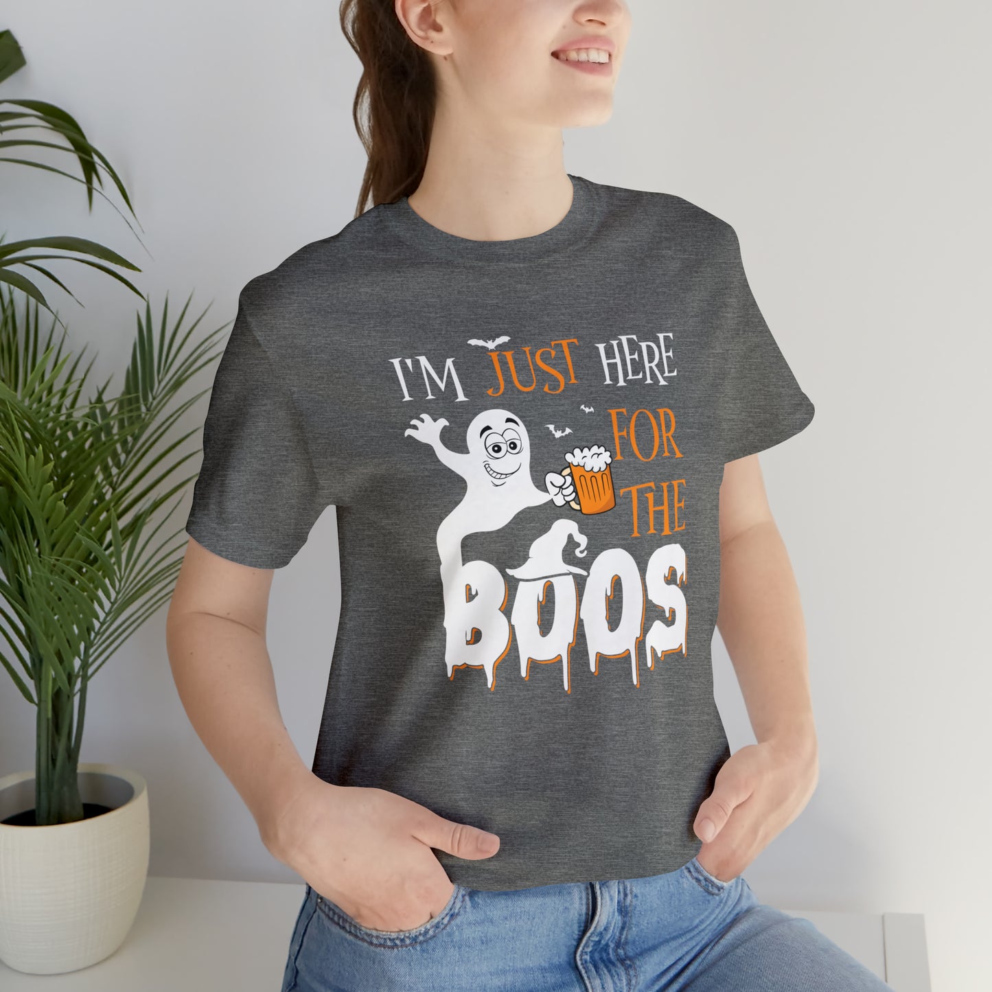I'm Just Here For The Boos Halloween Tee