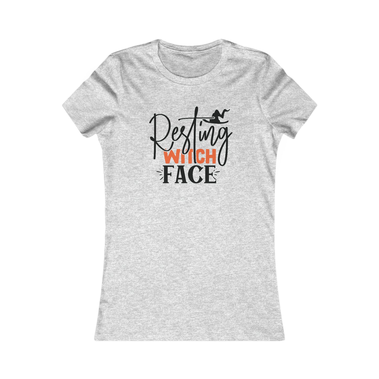 Resting Witch Face Halloween Tee