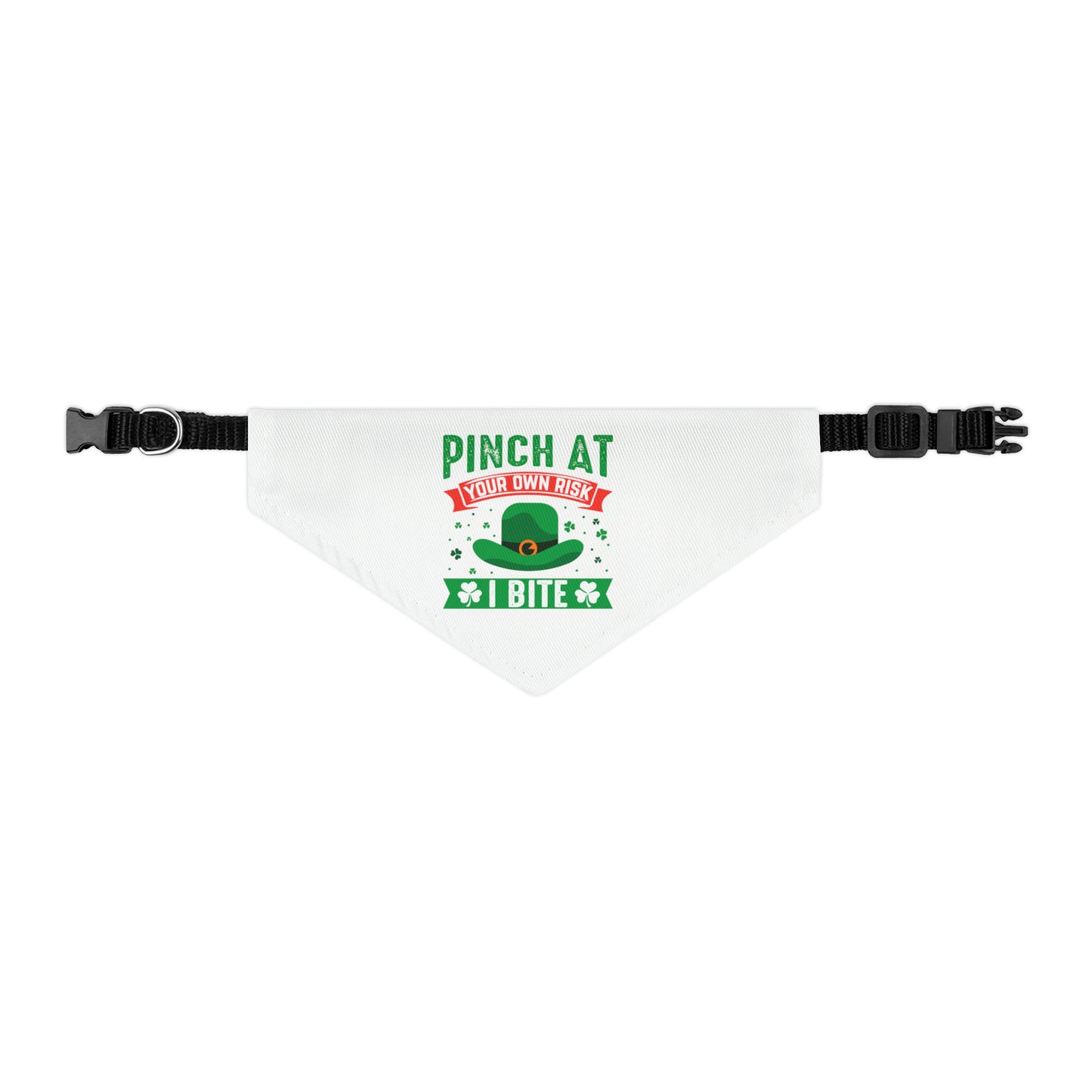 Pinch at Your Own Risk Dog Bandana Collar