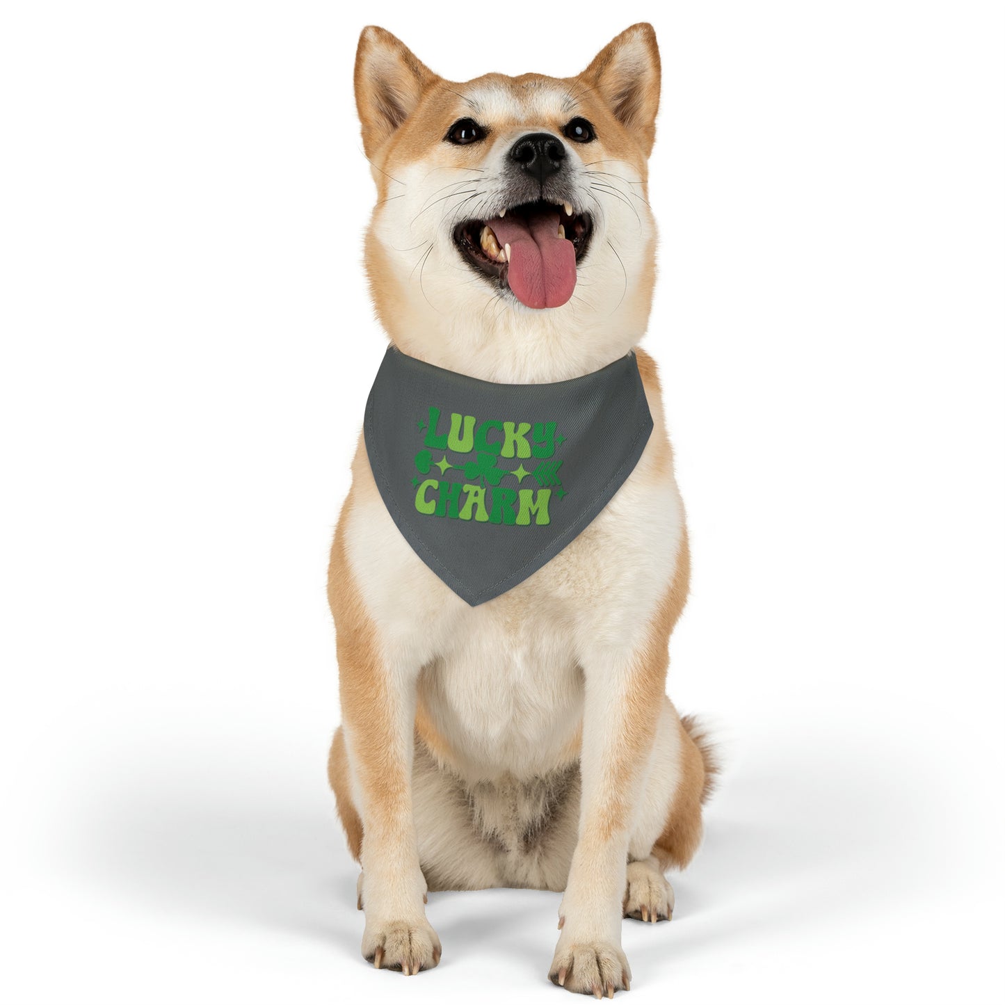 Lucky Charm Pet Bandana Collar