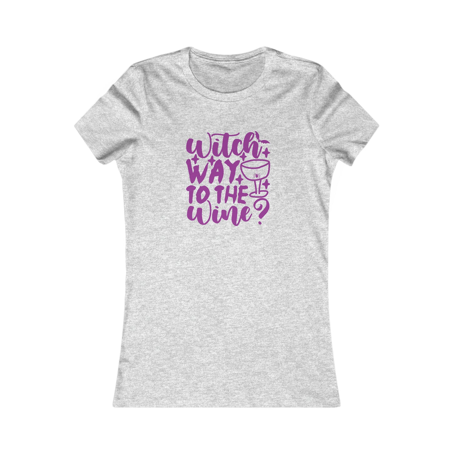 Witch Way to Wine Halloween Tee