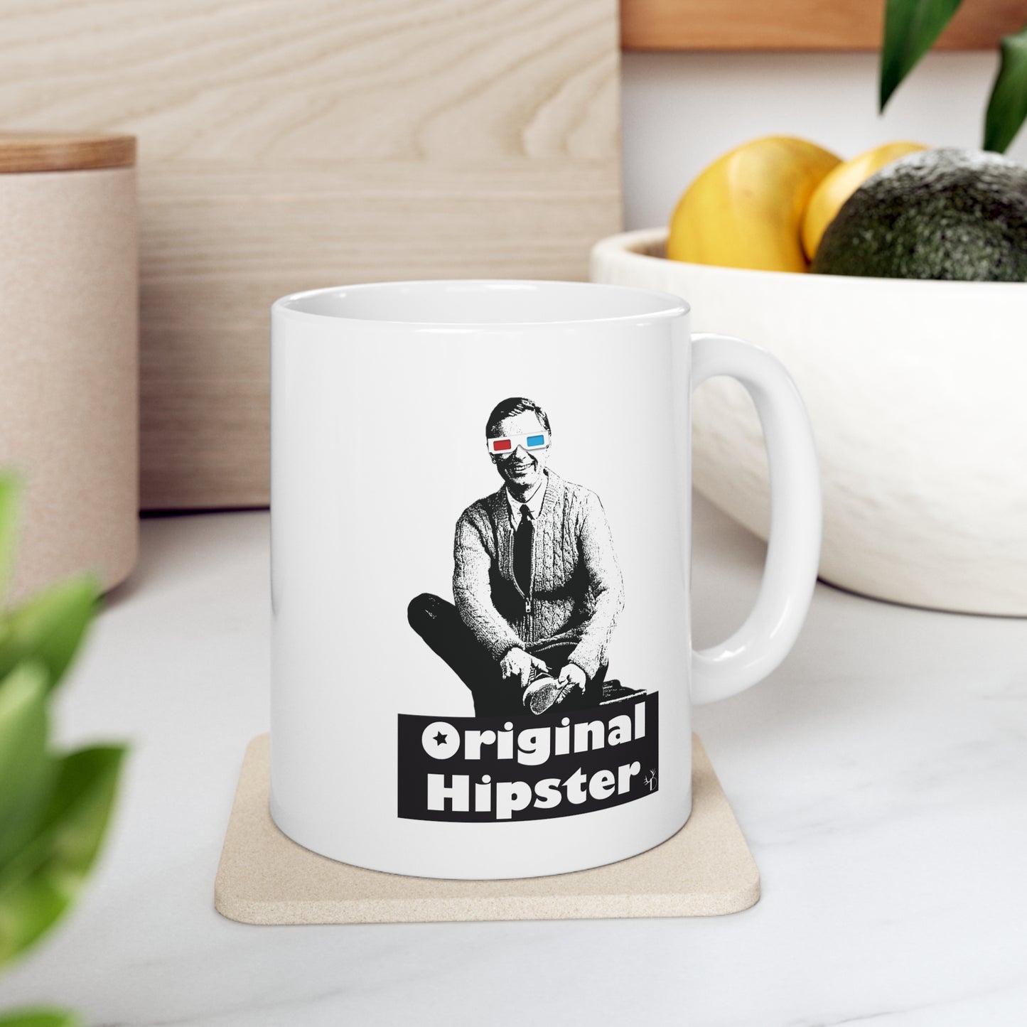 Original Hipster Ceramic Mug 11oz