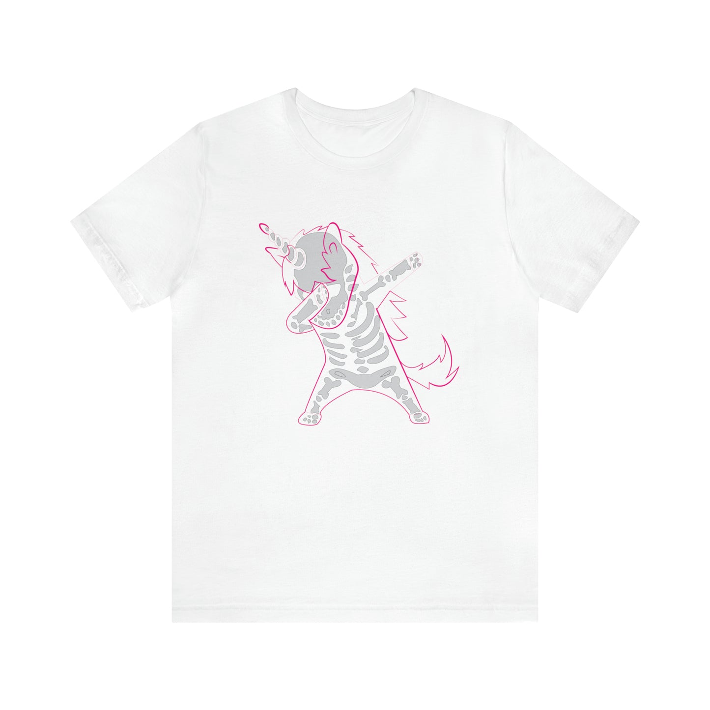 Dabbing Unicorn Skeleton Halloween Shirt