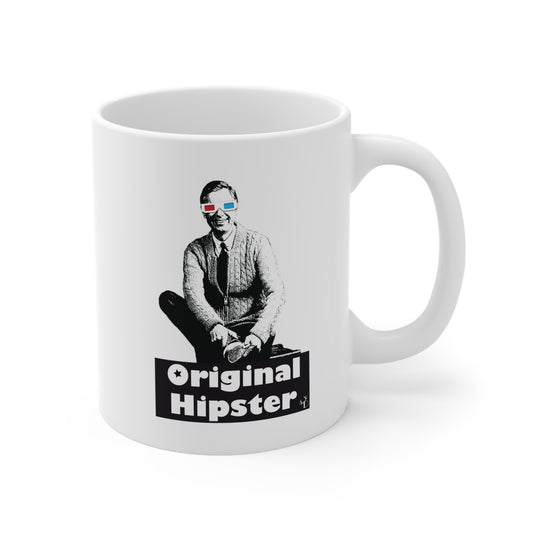 Original Hipster Ceramic Mug 11oz