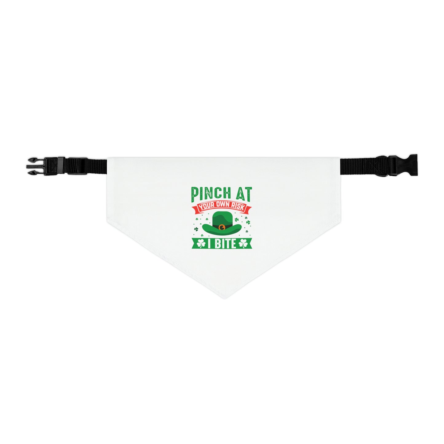 Pinch at Your Own Risk Dog Bandana Collar