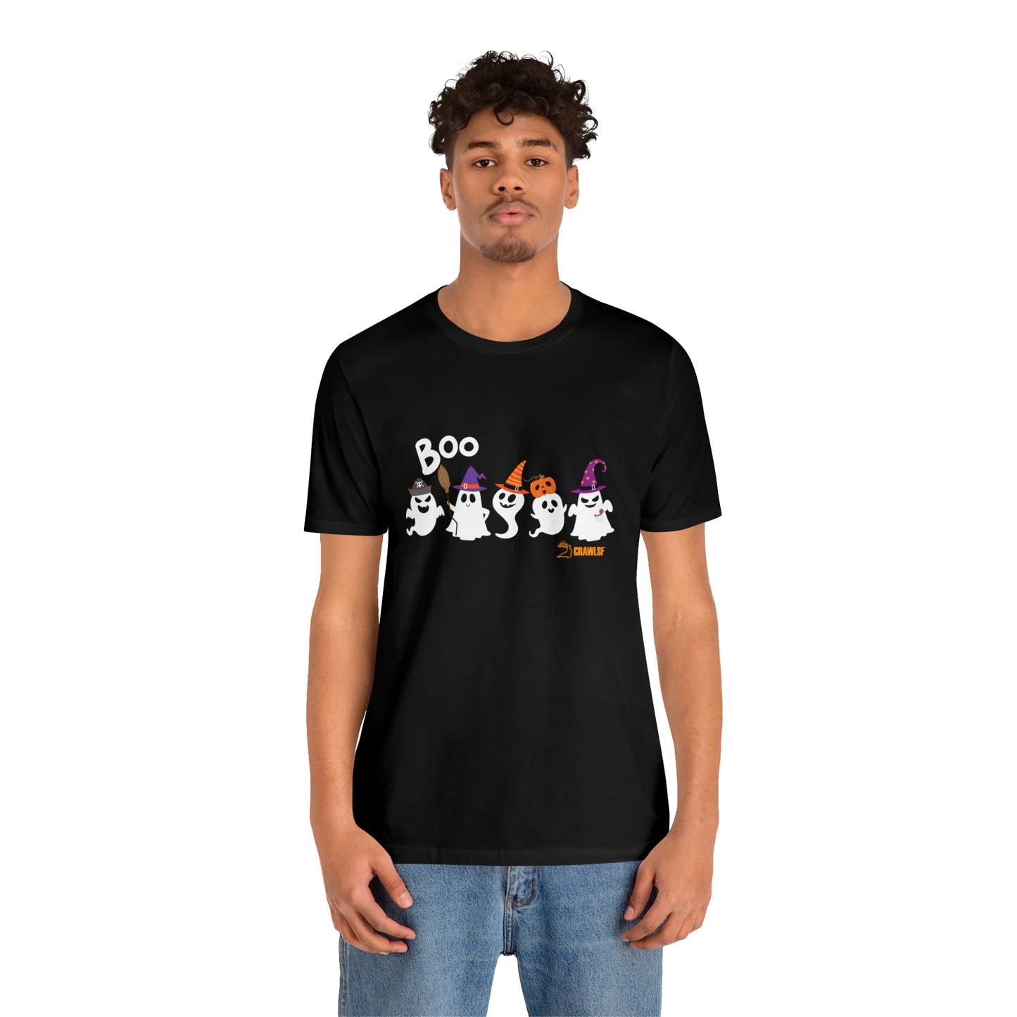 CrawlSF Halloween Boo Crew Shirt
