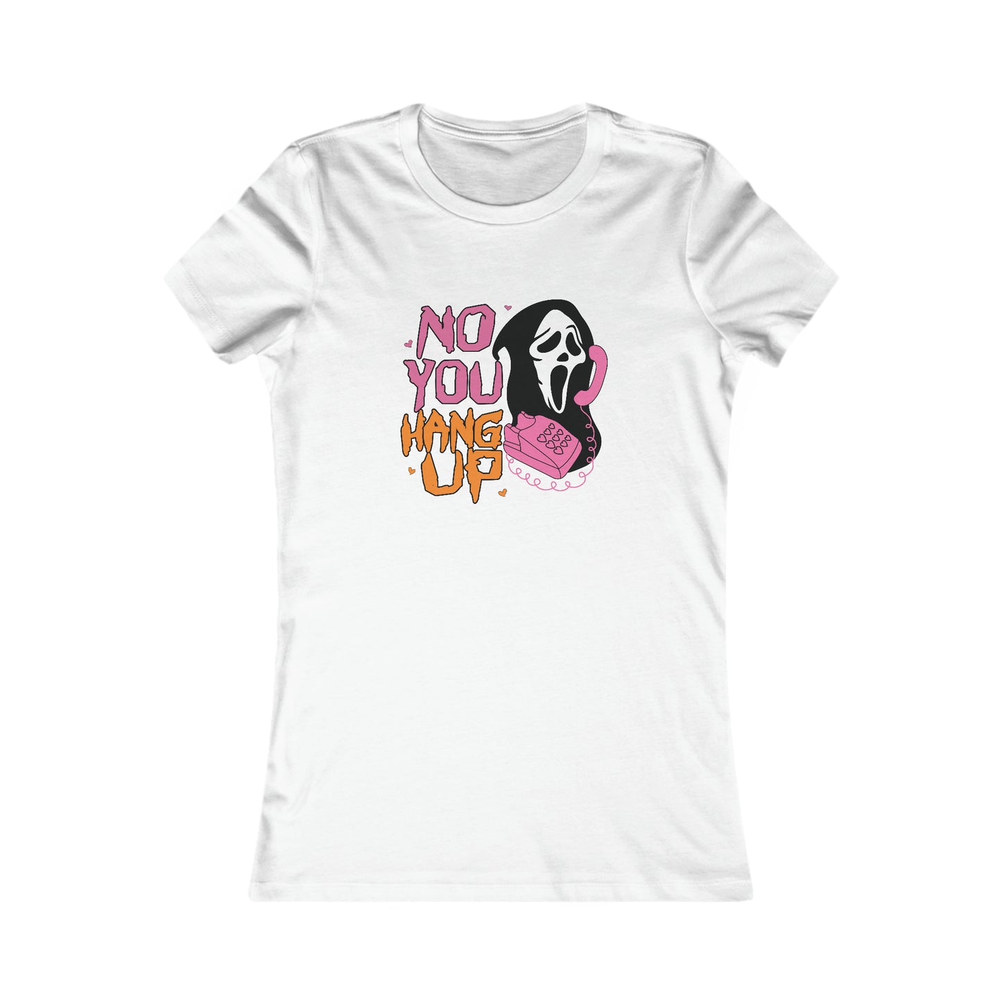 No You Hang Up Scream Halloween Tee