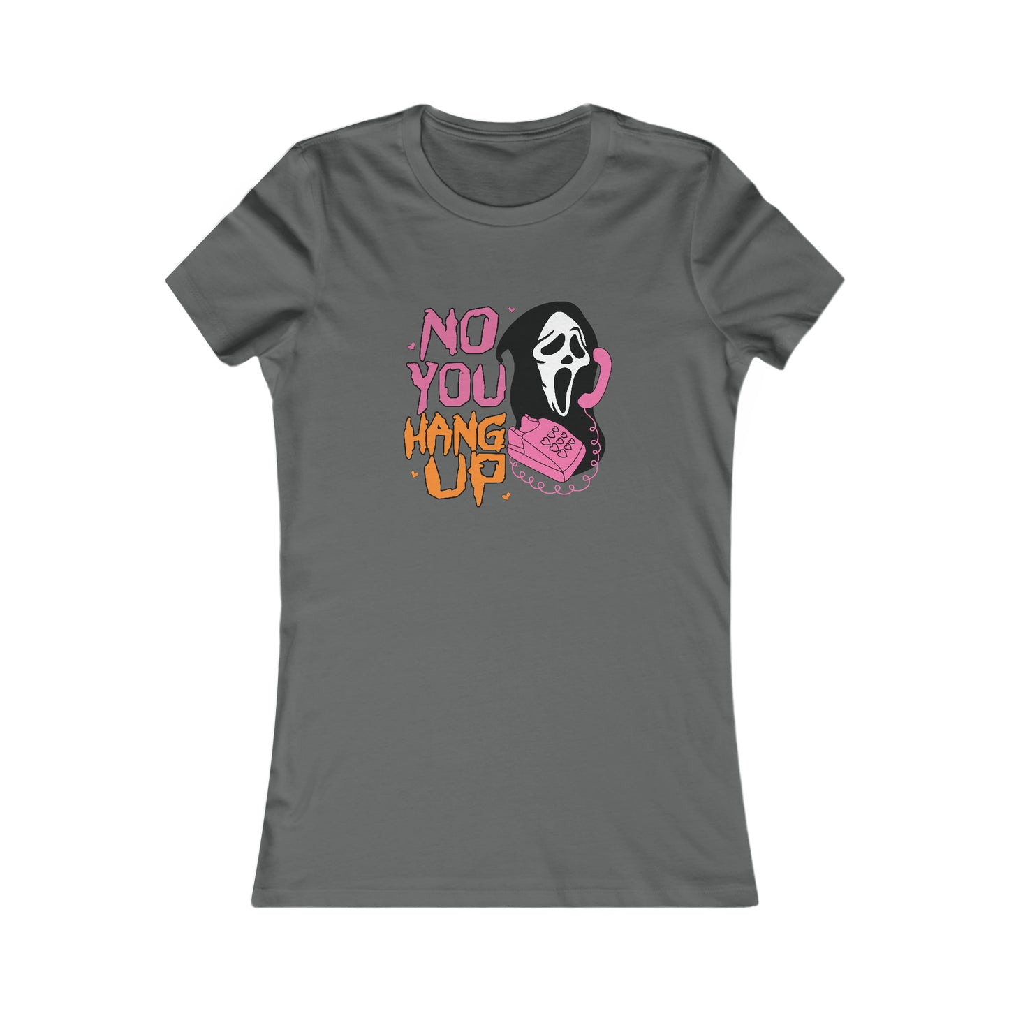 No You Hang Up Scream Halloween Tee