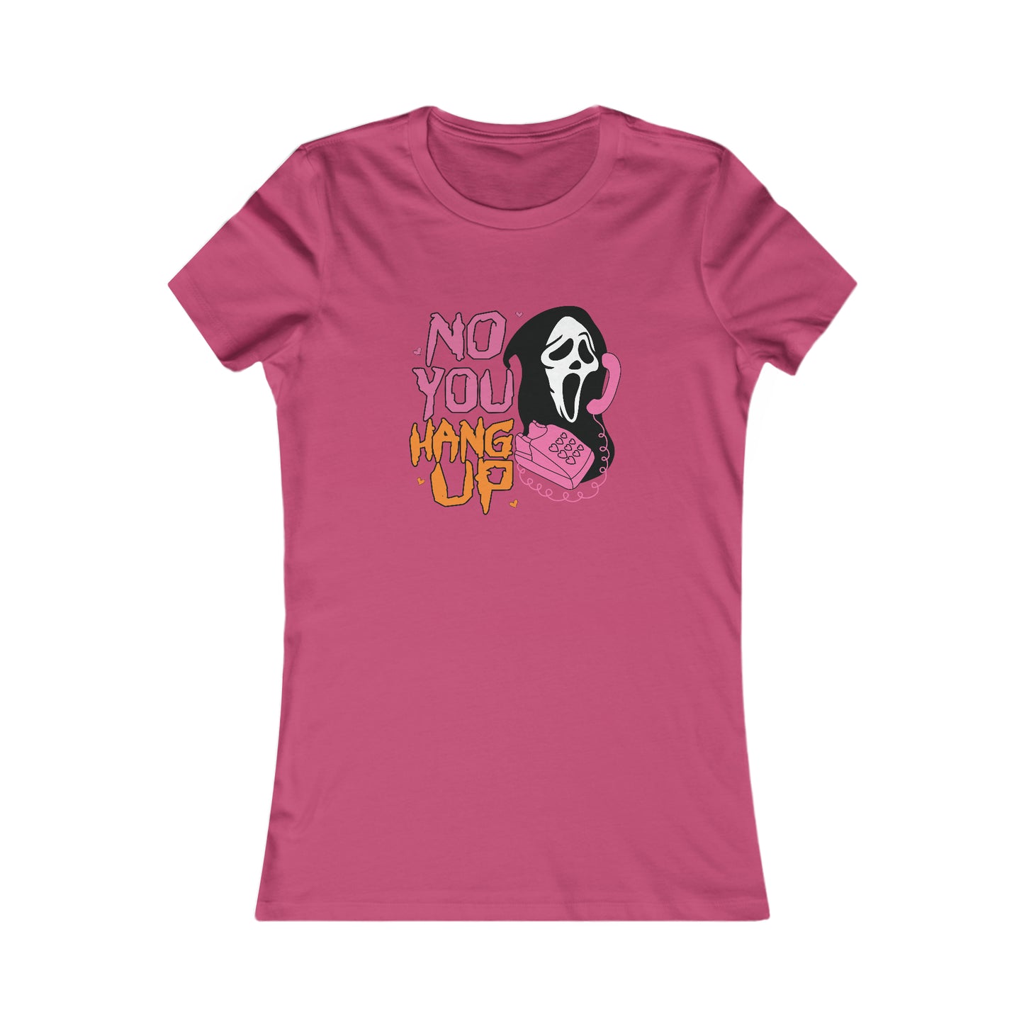 No You Hang Up Scream Halloween Tee