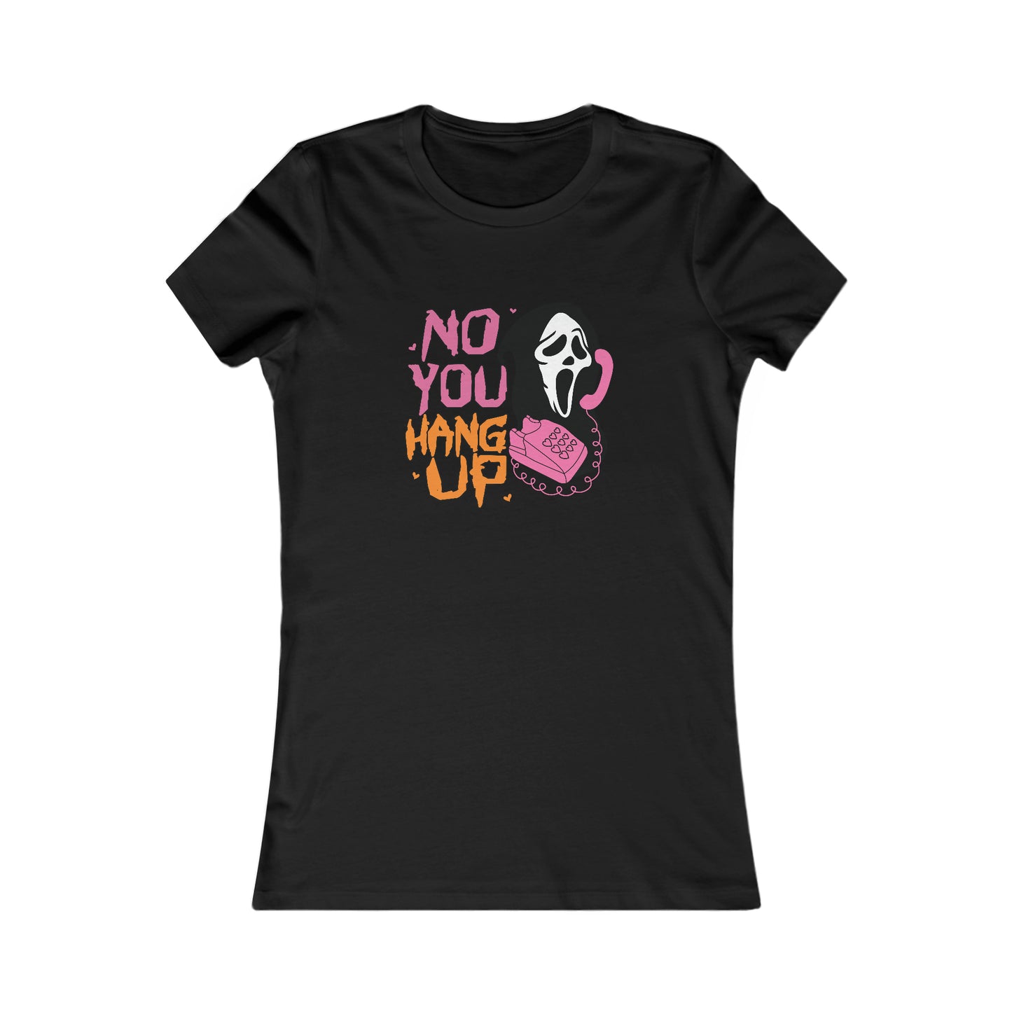 No You Hang Up Scream Halloween Tee