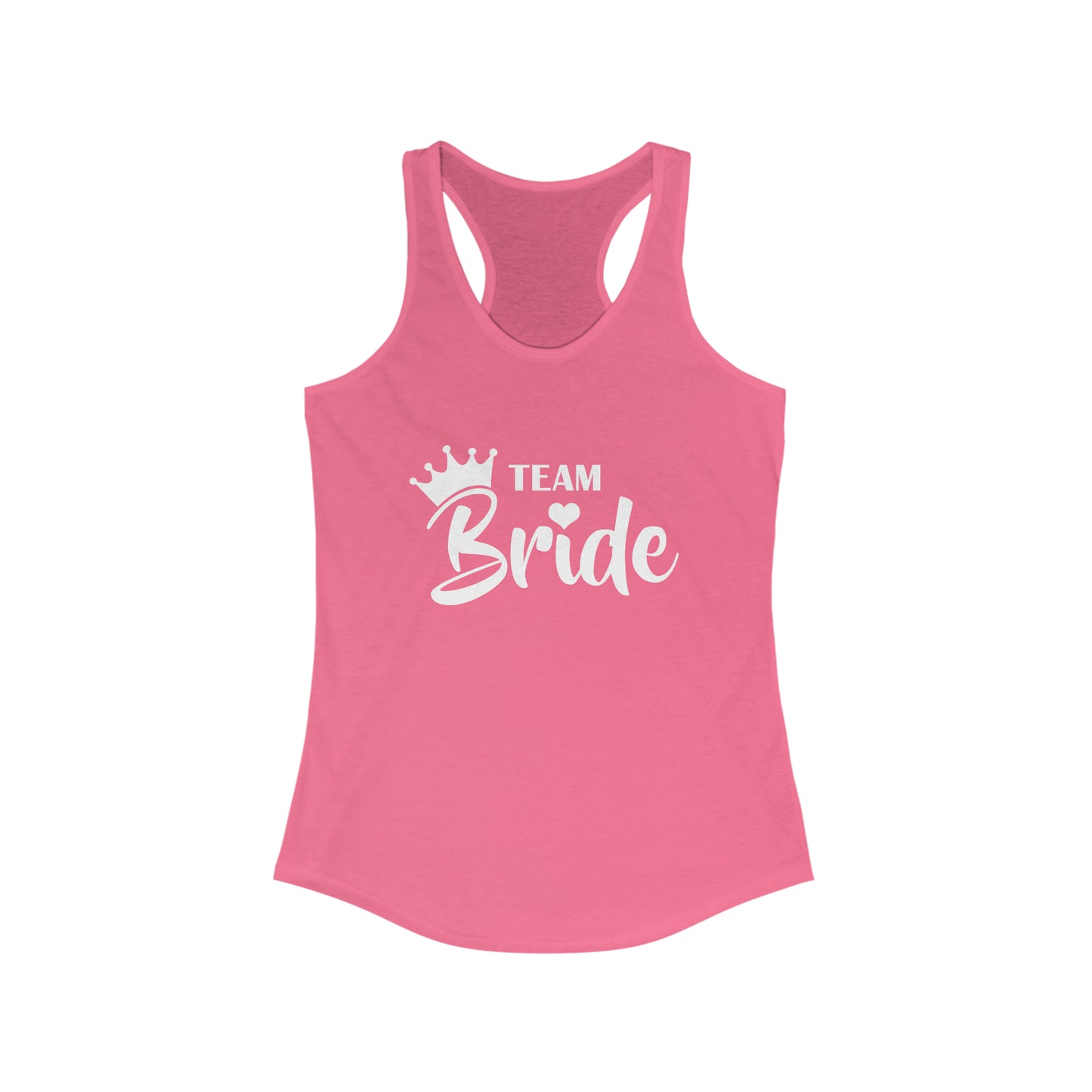 Team Bride Bachelorette Party Racerback Tank