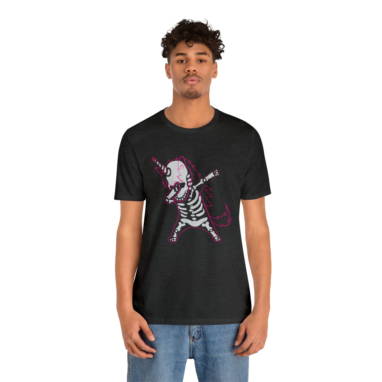 Dabbing Unicorn Skeleton Halloween Shirt