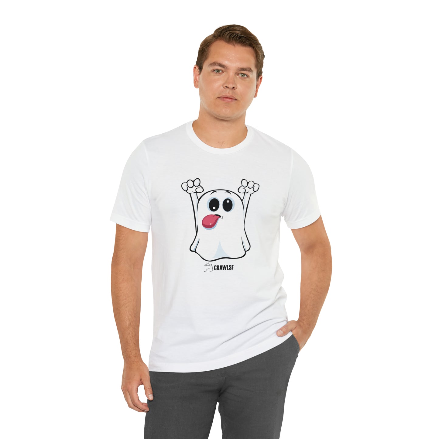 CrawlSF Halloween Ghost Tee