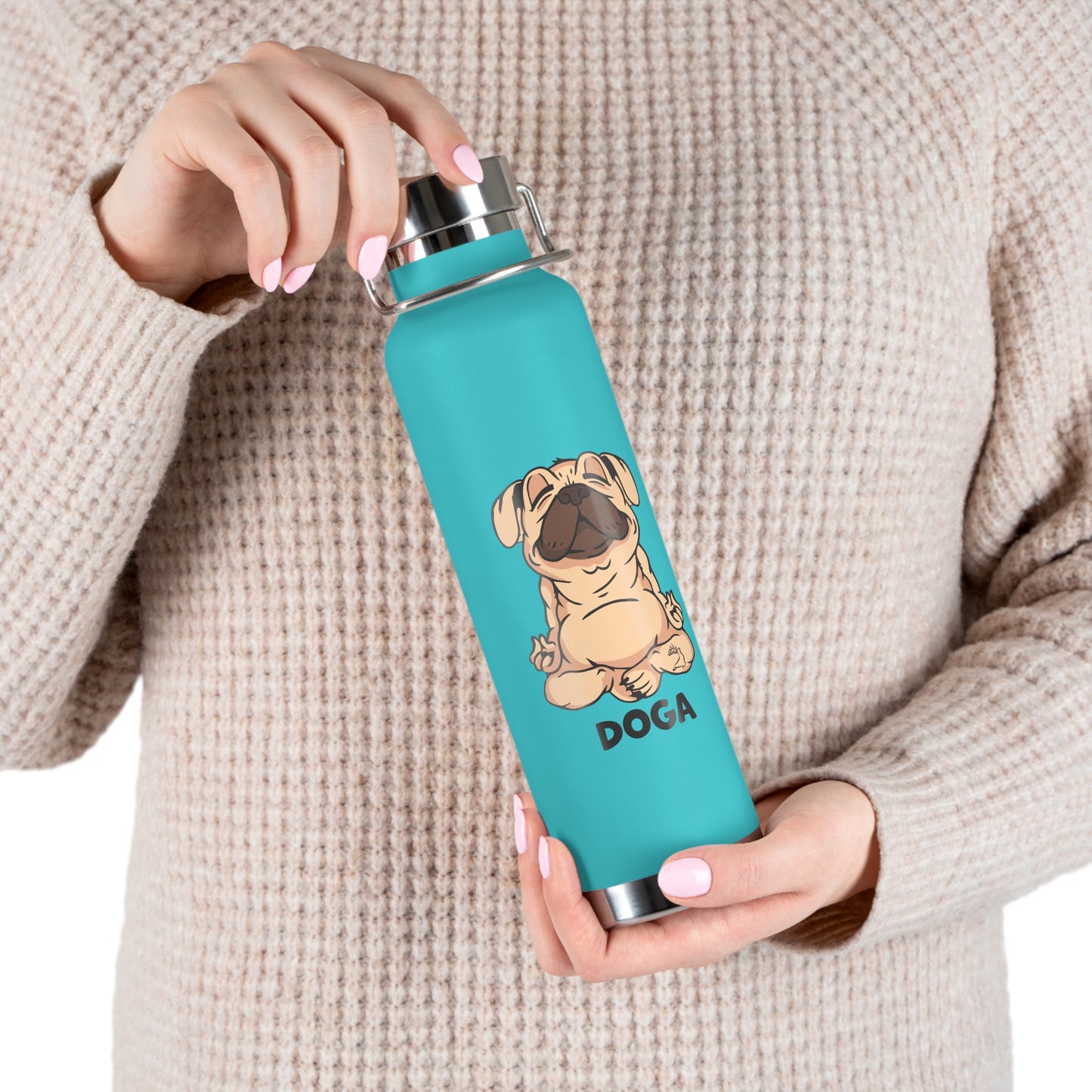 Doga Copper Vacuum Insulated Bottle, 22oz