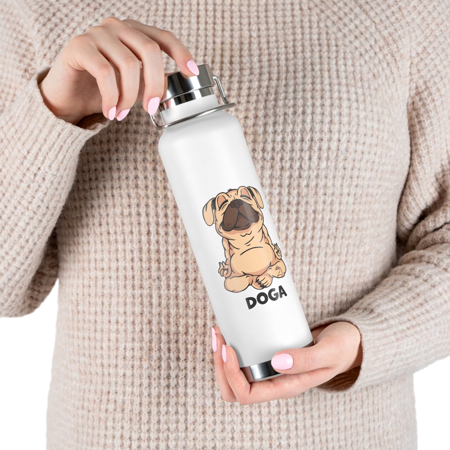 Doga Copper Vacuum Insulated Bottle, 22oz