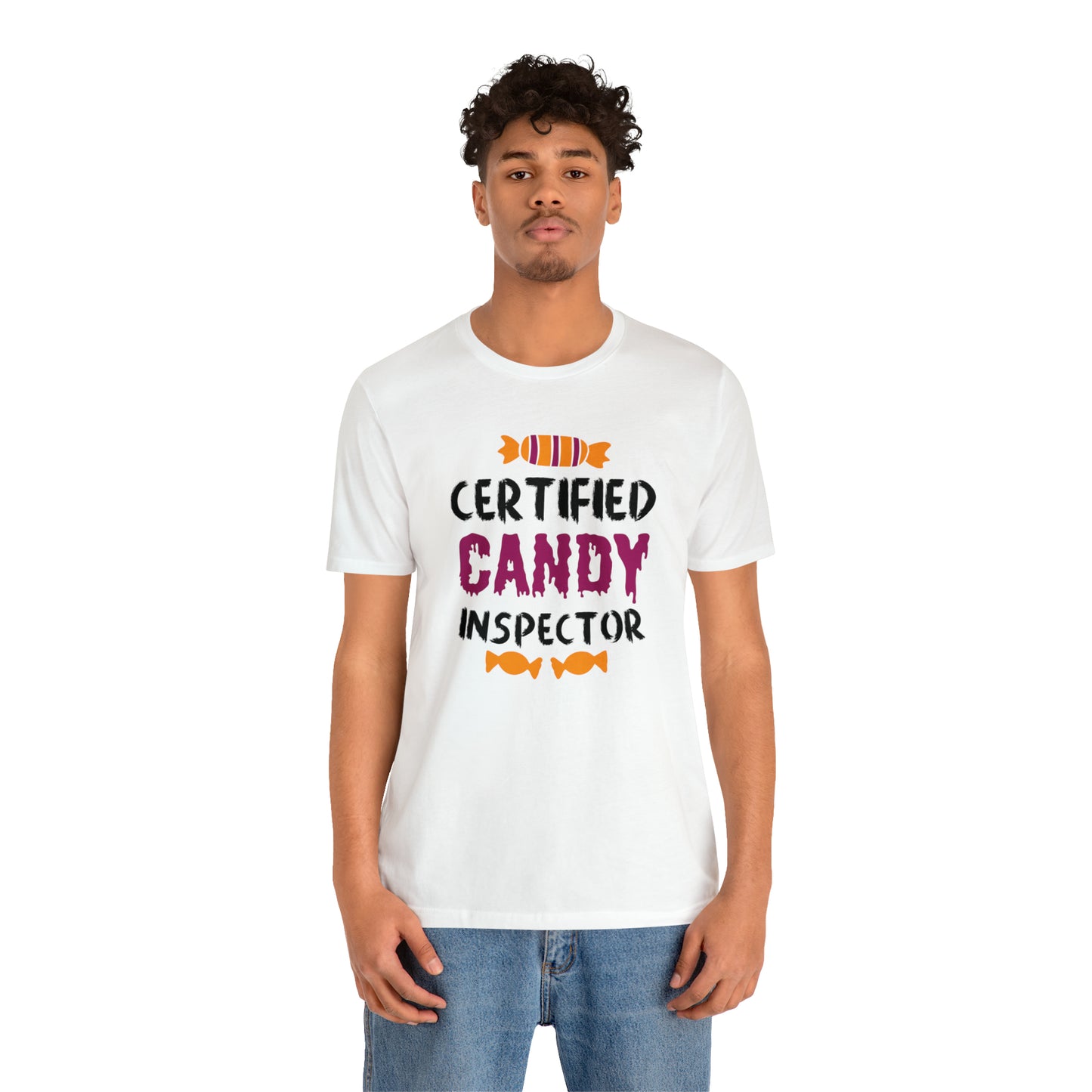 Certified Candy Inspector Unisex Halloween Tee