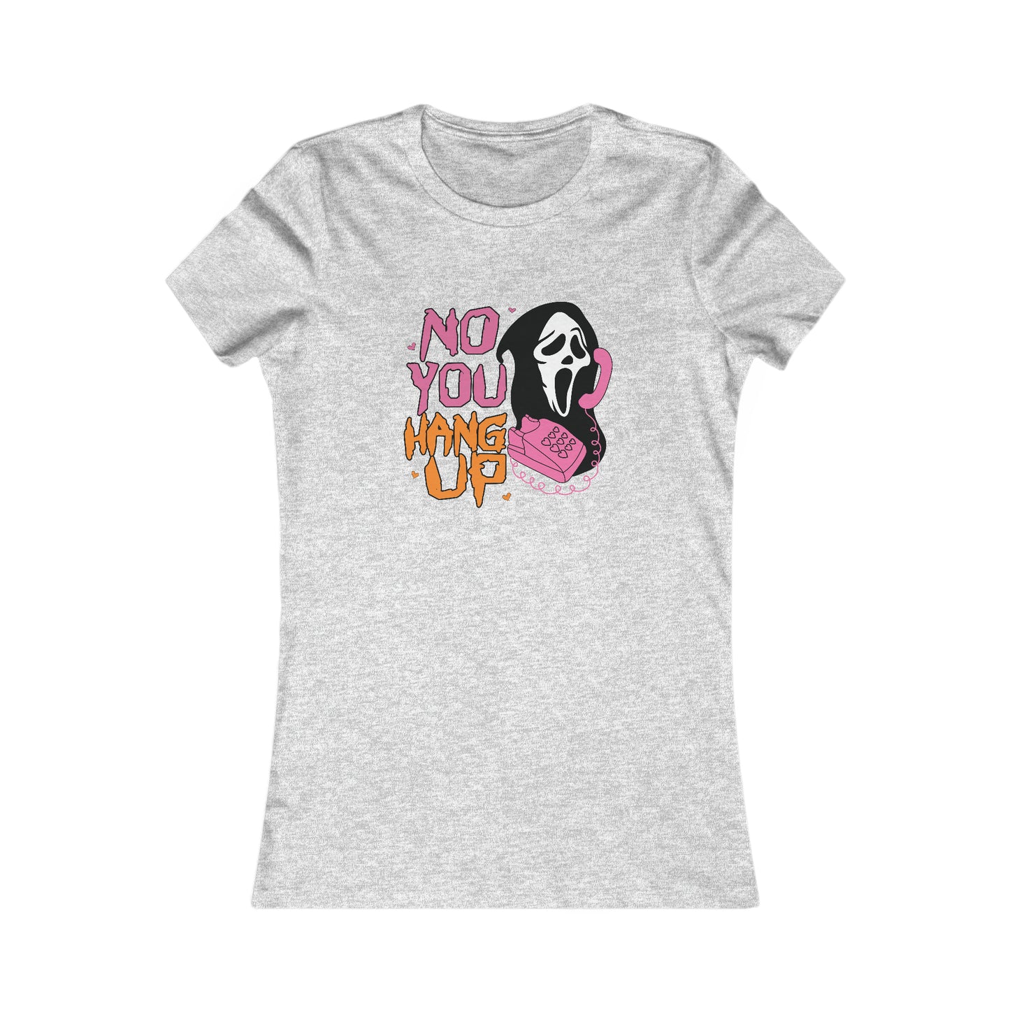 No You Hang Up Scream Halloween Tee