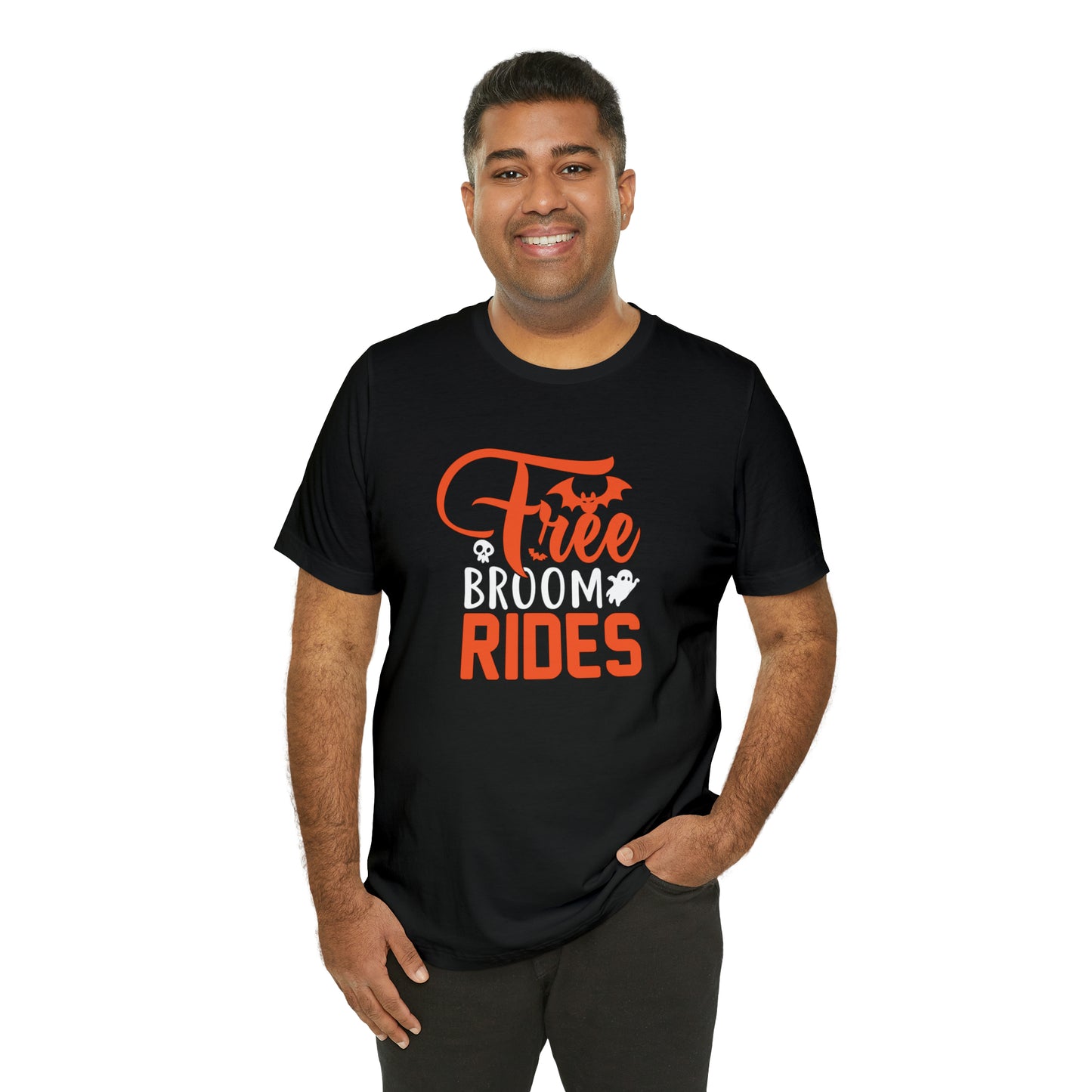 Free Broom Rides Halloween Tee