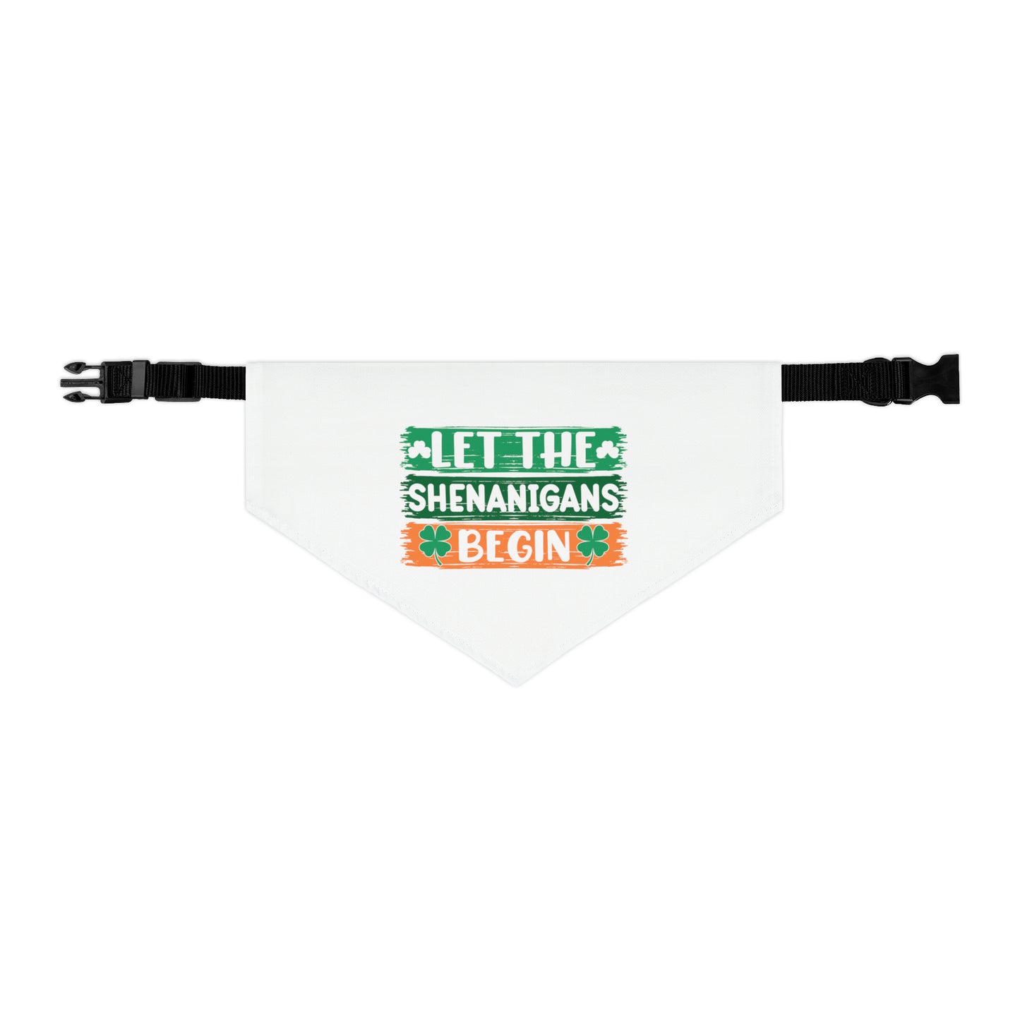 Let the Shenanigans Begin Bandana Dog Collar