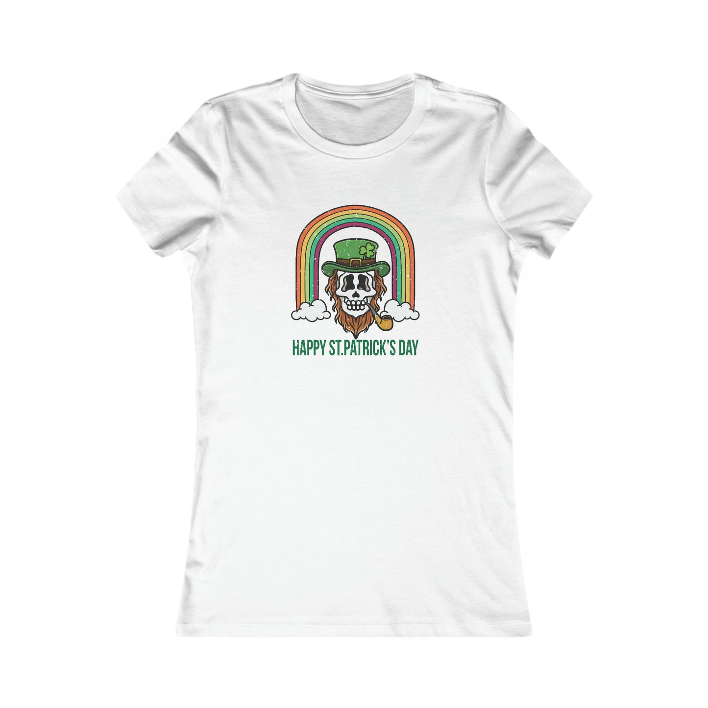 Happy St. Patrick's Day Rainbow Women's Tee