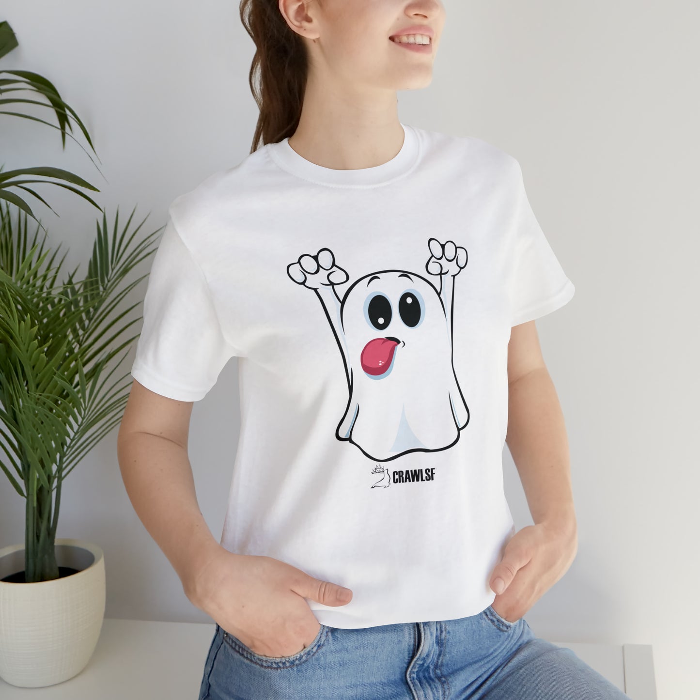 CrawlSF Halloween Ghost Tee