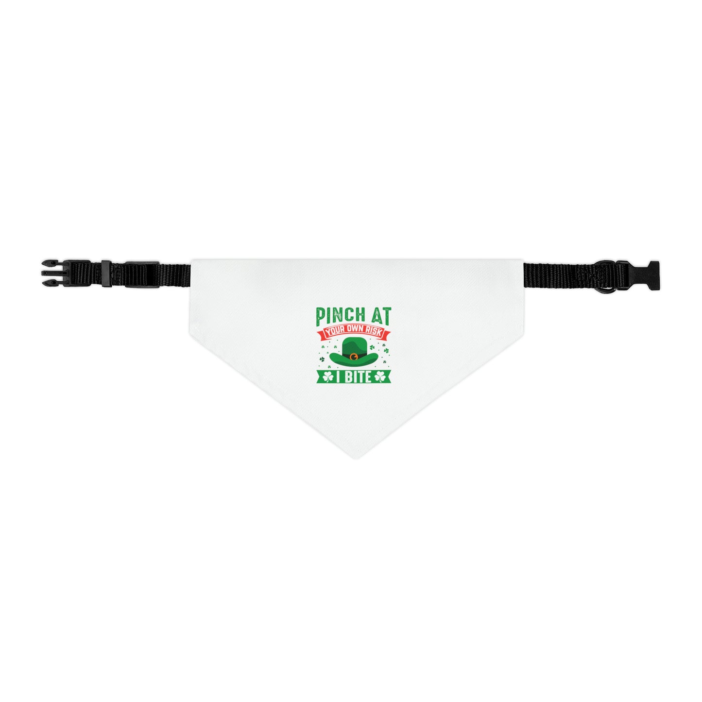 Pinch at Your Own Risk Dog Bandana Collar