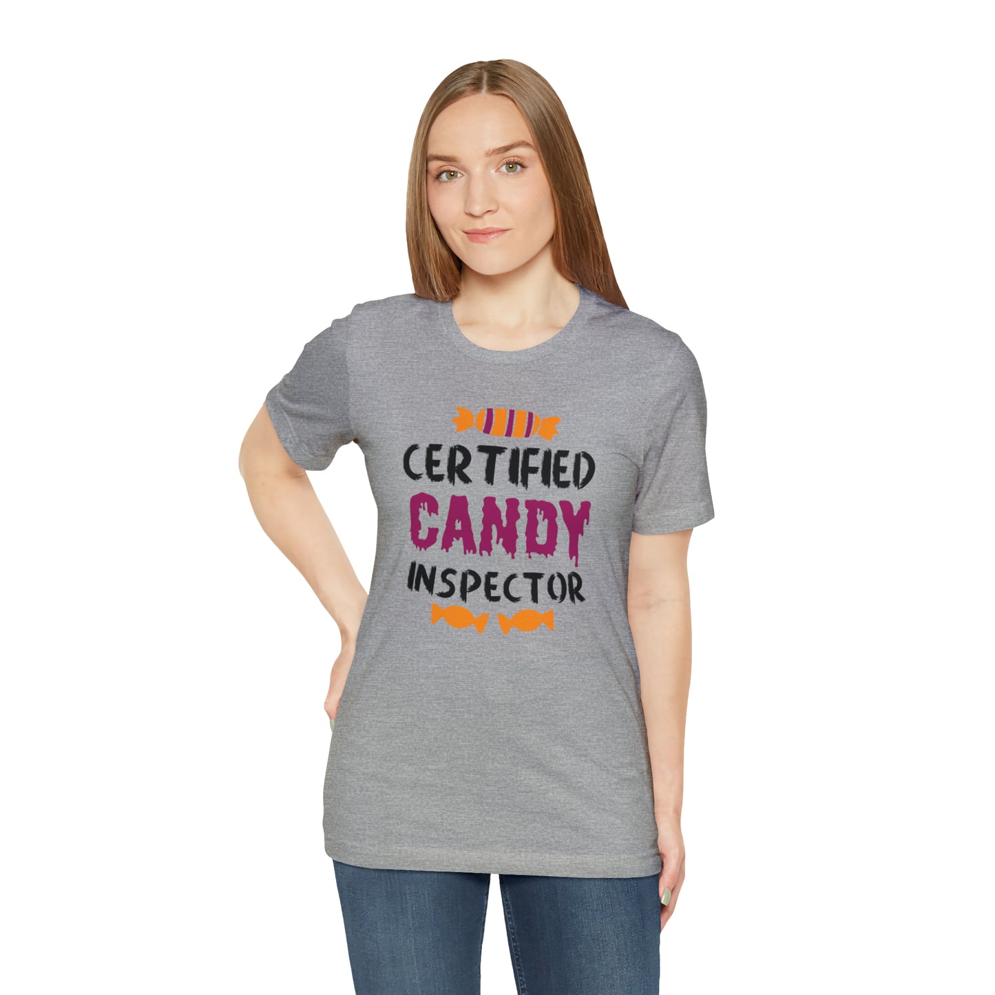 Certified Candy Inspector Unisex Halloween Tee