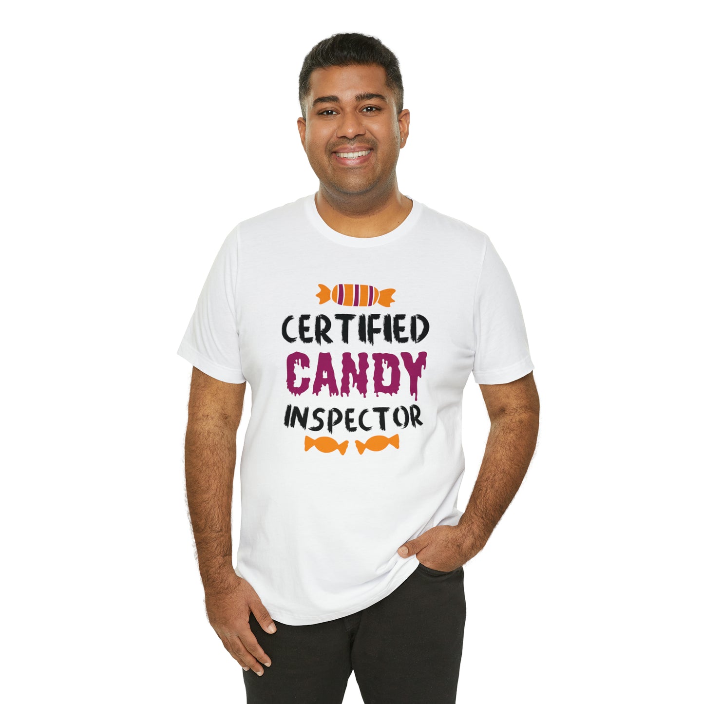 Certified Candy Inspector Unisex Halloween Tee
