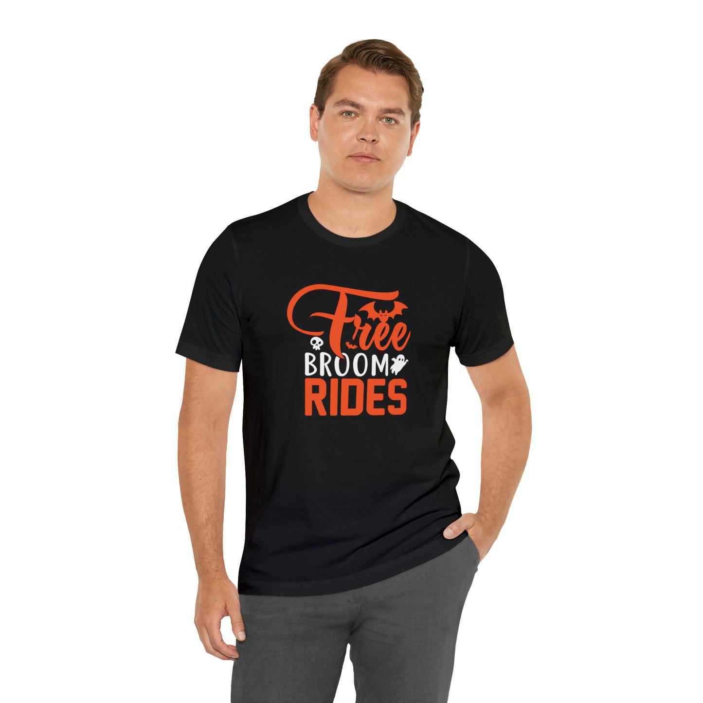 Free Broom Rides Halloween Tee